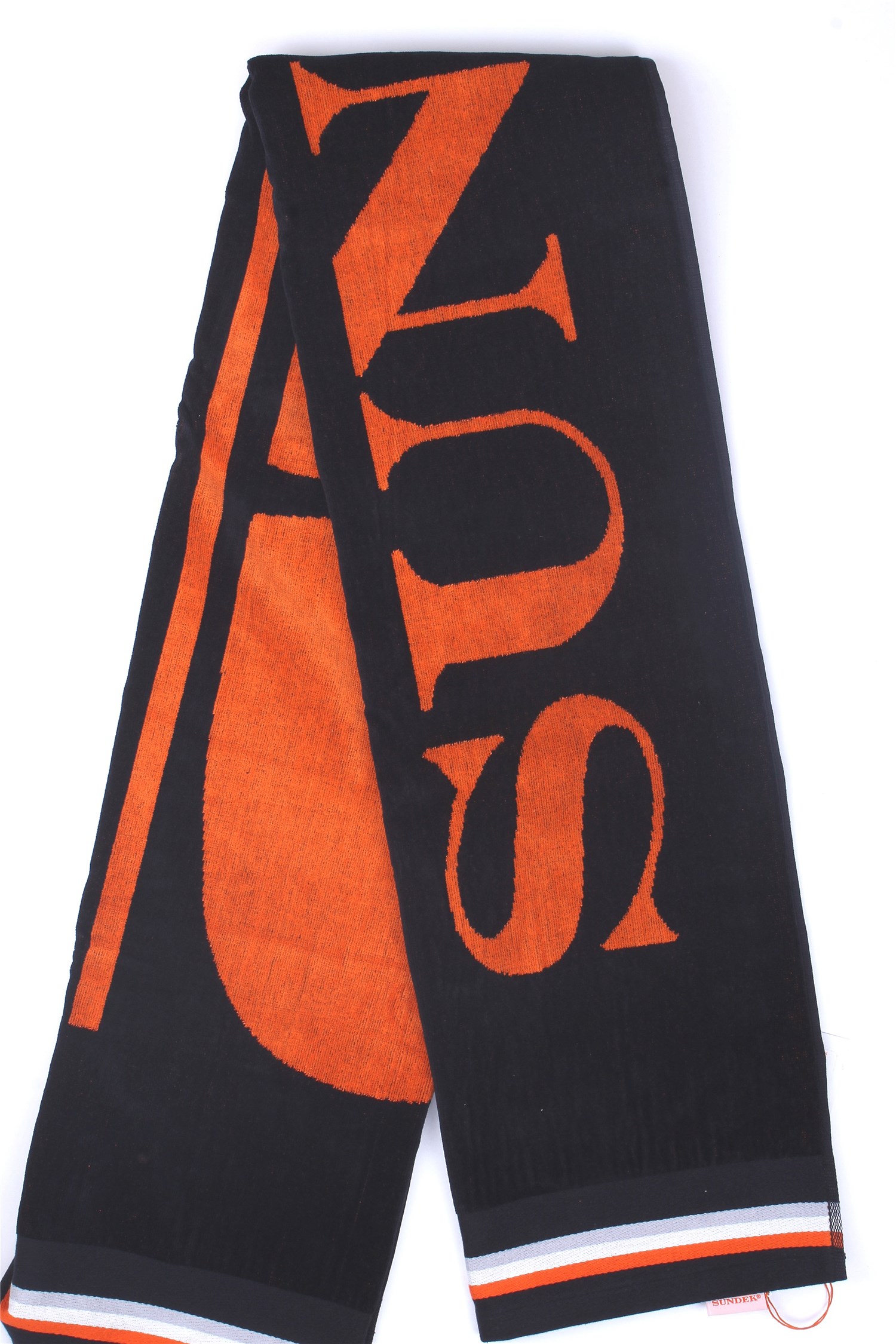 Sundek AM312ATC1050 Black Accessories Unisex Beach towel Sundek AM312ATC1050 Black Accessories Unisex Beach towel