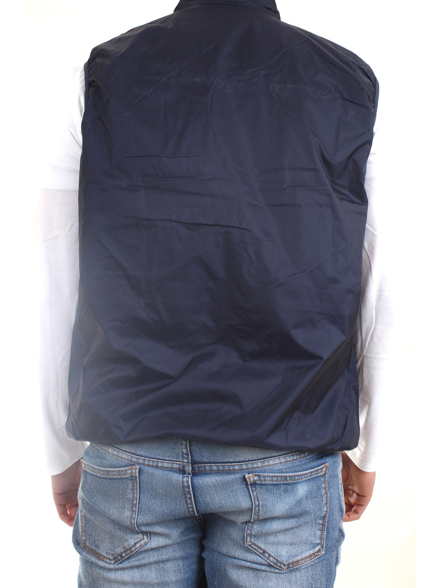 K-WAY K31165W Blue Clothing Man Gilet K-WAY K31165W Blue Clothing Man Gilet