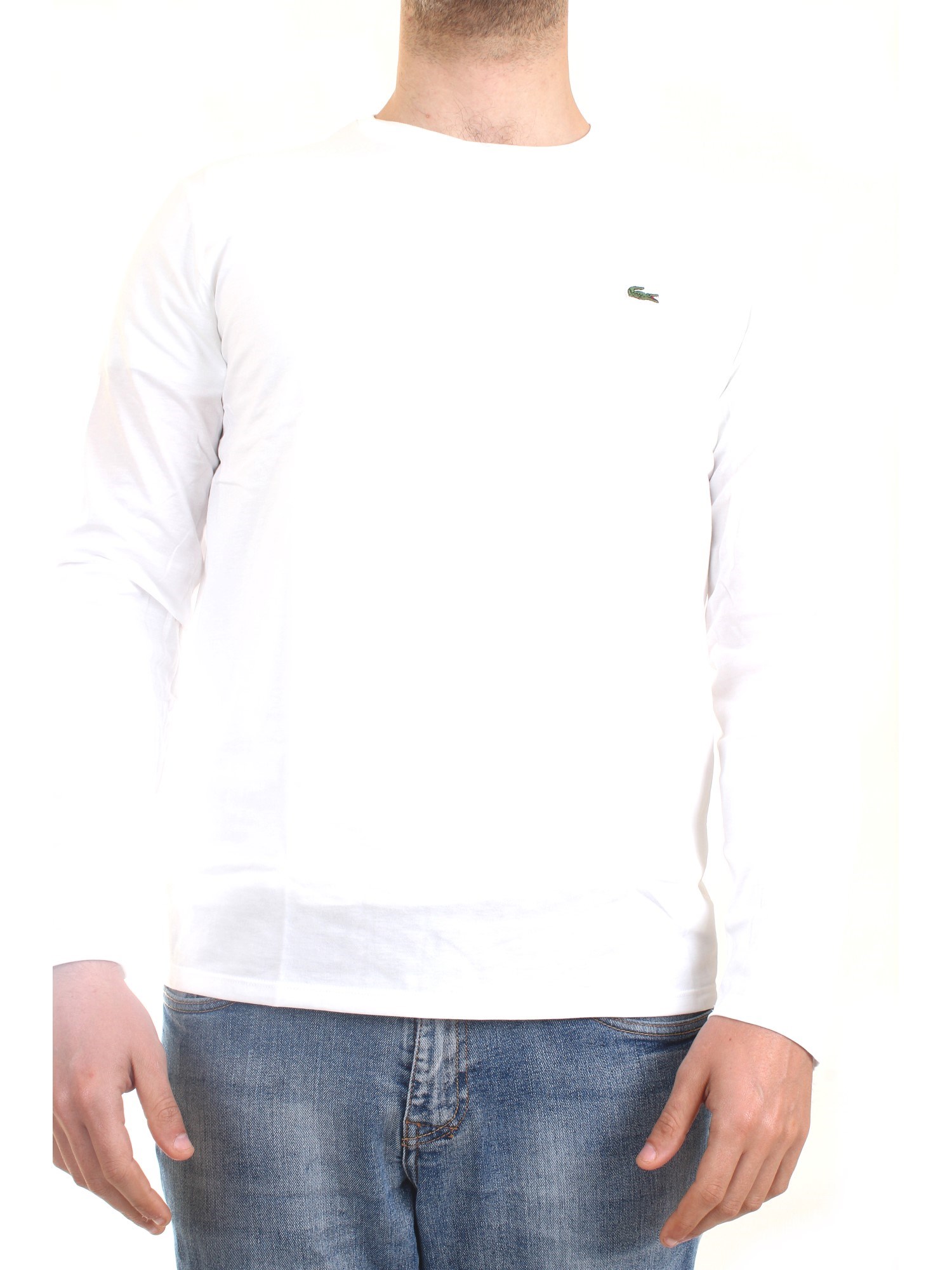 Lacoste TH6712 00 White Clothing Man T-Shirt/Polo Lacoste TH6712 00 White Clothing Man T-Shirt/Polo