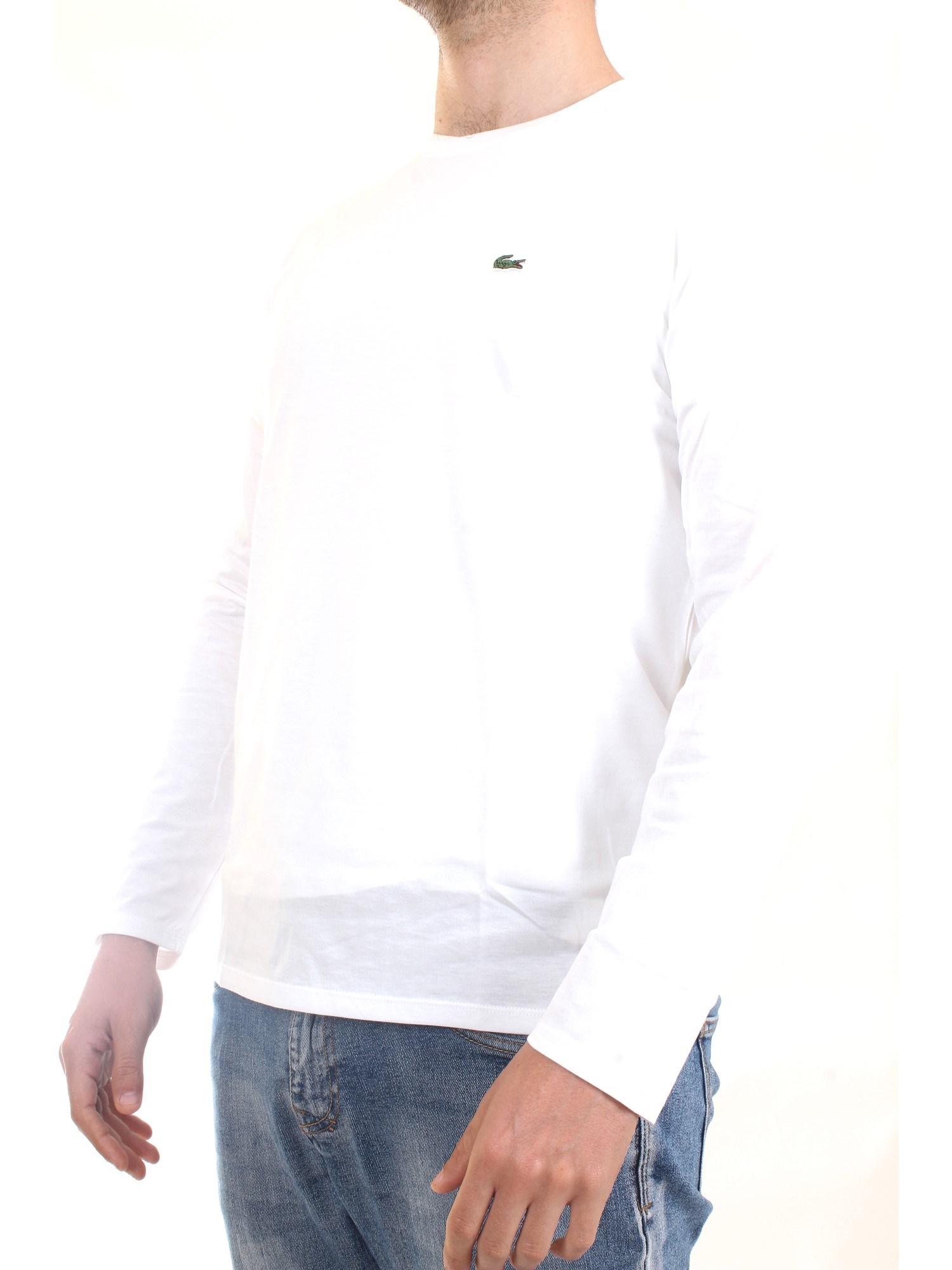 Lacoste TH6712 00 White Clothing Man T-Shirt/Polo Lacoste TH6712 00 White Clothing Man T-Shirt/Polo
