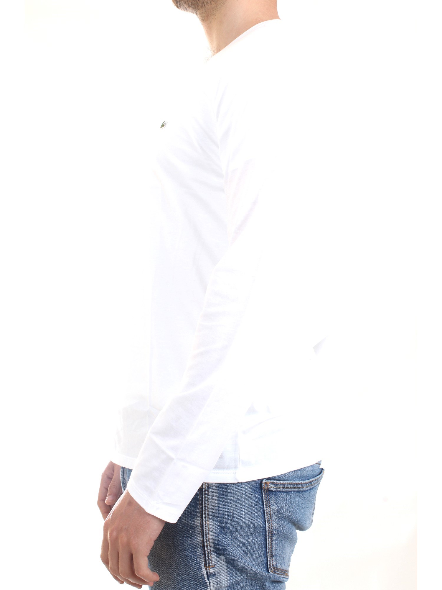 Lacoste TH6712 00 White Clothing Man T-Shirt/Polo Lacoste TH6712 00 White Clothing Man T-Shirt/Polo