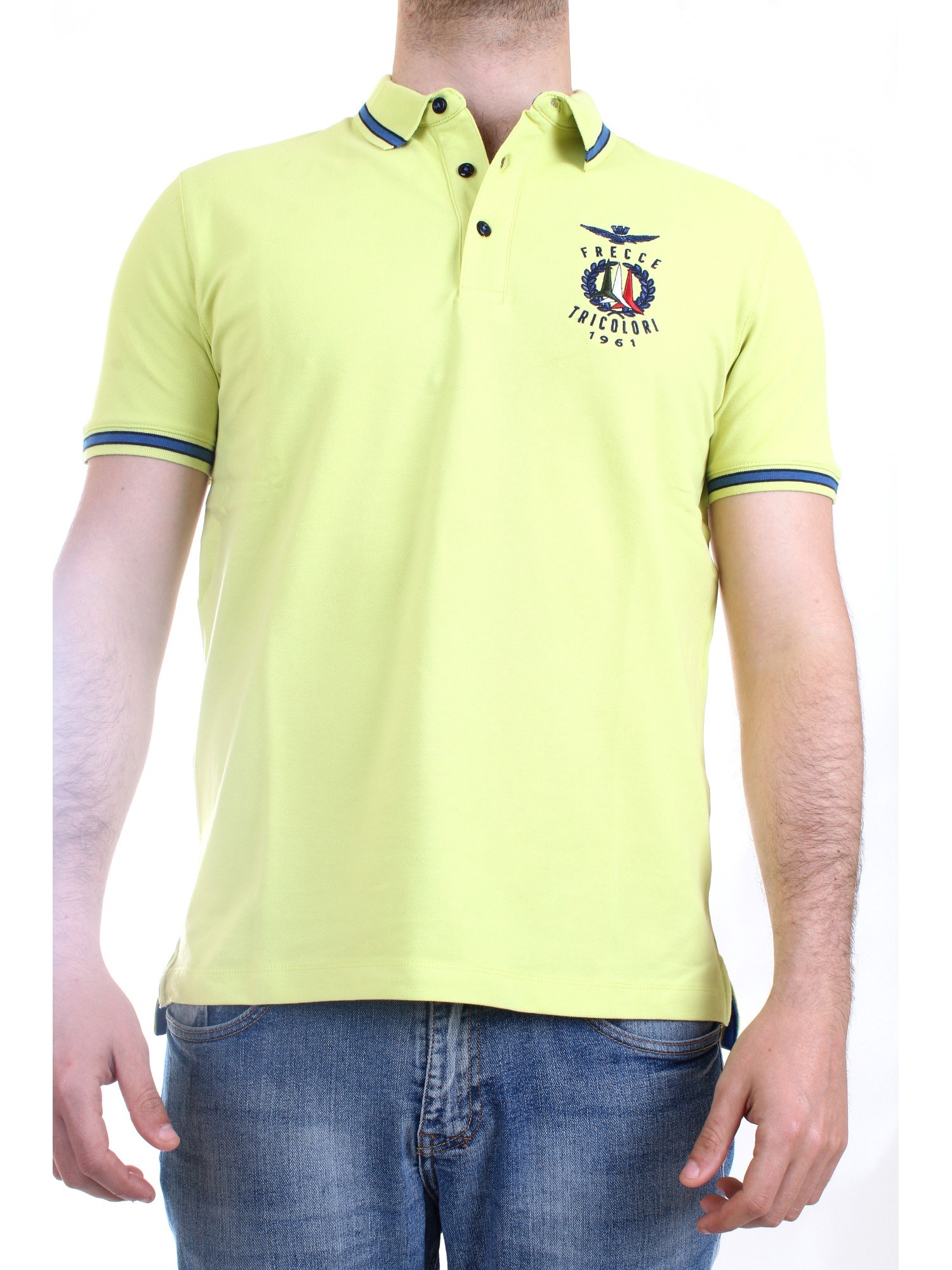 AERONAUTICA MILITARE 221PO1599P191 lime Abbigliamento Uomo Polo AERONAUTICA MILITARE 221PO1599P191 lime Abbigliamento Uomo Polo