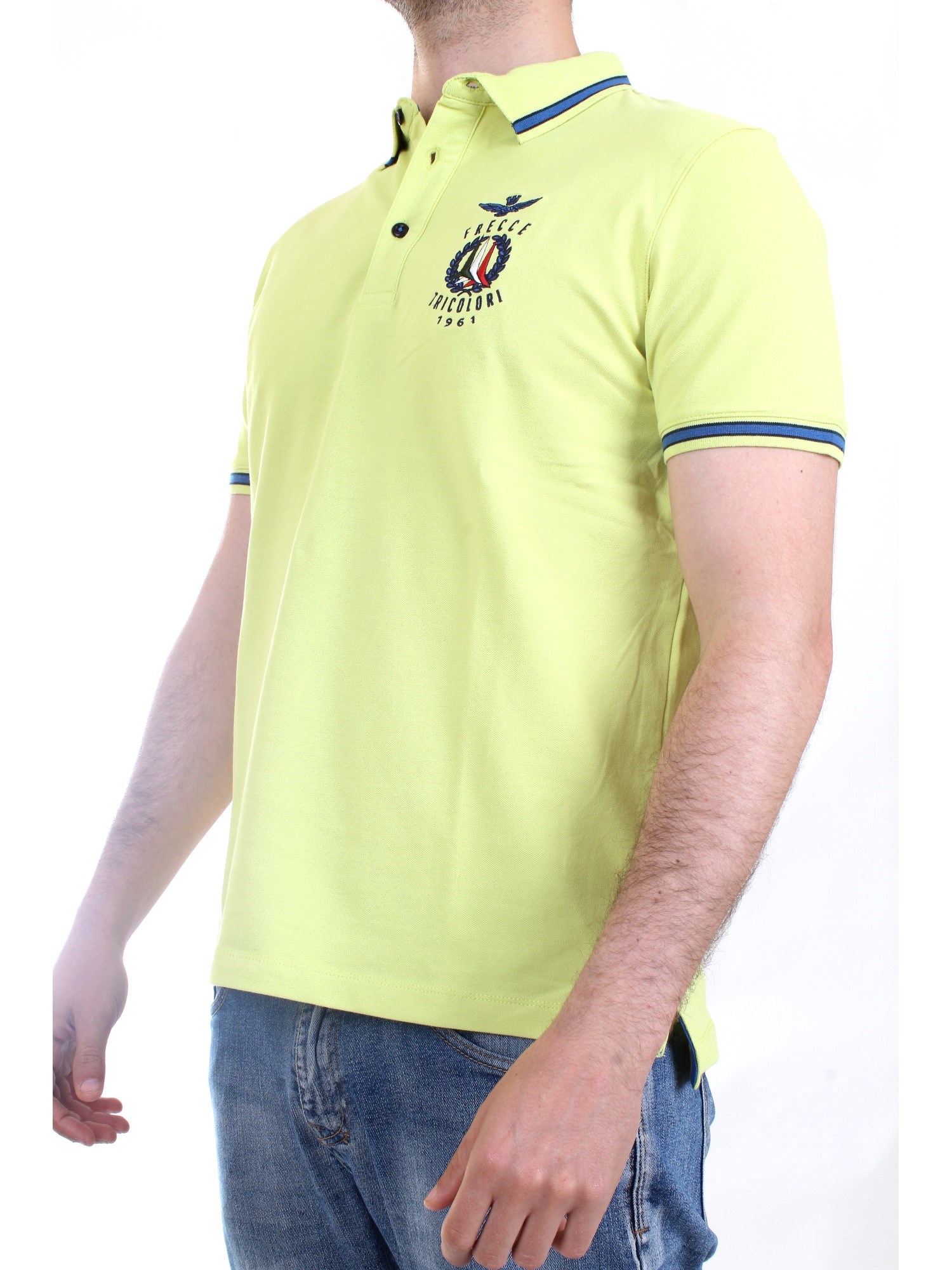 AERONAUTICA MILITARE 221PO1599P191 lime Abbigliamento Uomo Polo AERONAUTICA MILITARE 221PO1599P191 lime Abbigliamento Uomo Polo