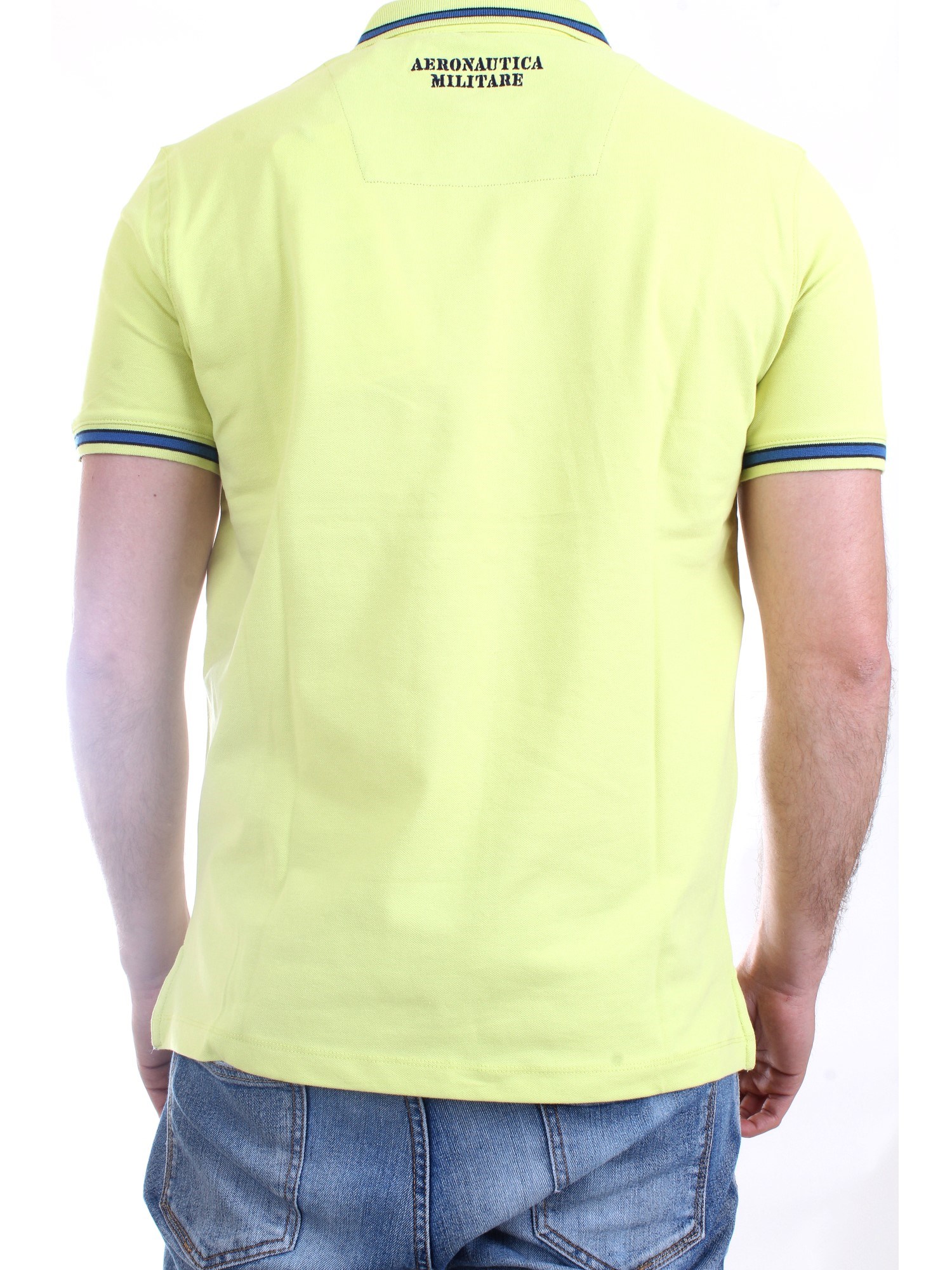 AERONAUTICA MILITARE 221PO1599P191 lime Abbigliamento Uomo Polo AERONAUTICA MILITARE 221PO1599P191 lime Abbigliamento Uomo Polo