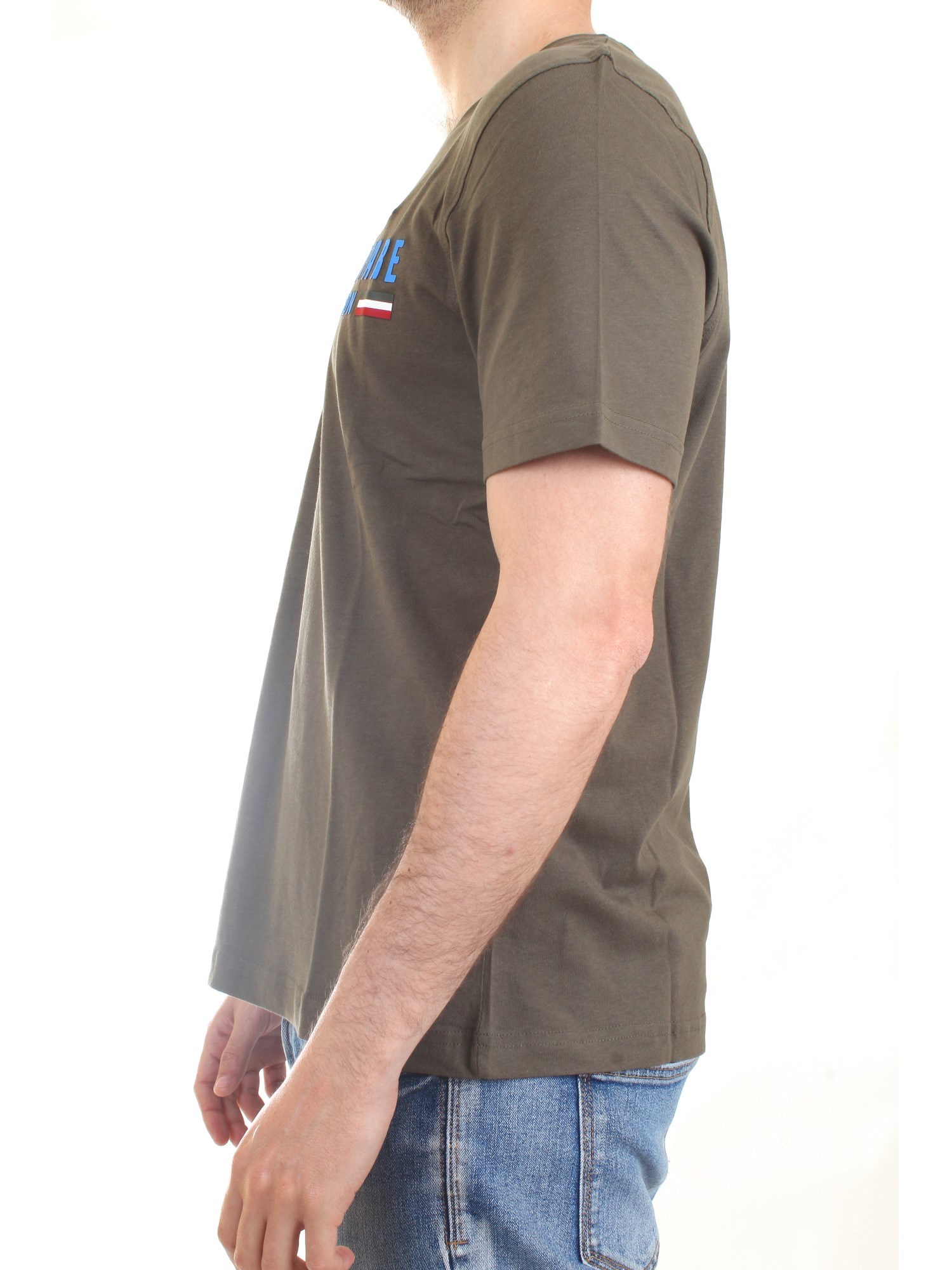 AERONAUTICA MILITARE 221TS1942J538 Military green Clothing Man T-Shirt/Polo AERONAUTICA MILITARE 221TS1942J538 Military green Clothing Man T-Shirt/Polo