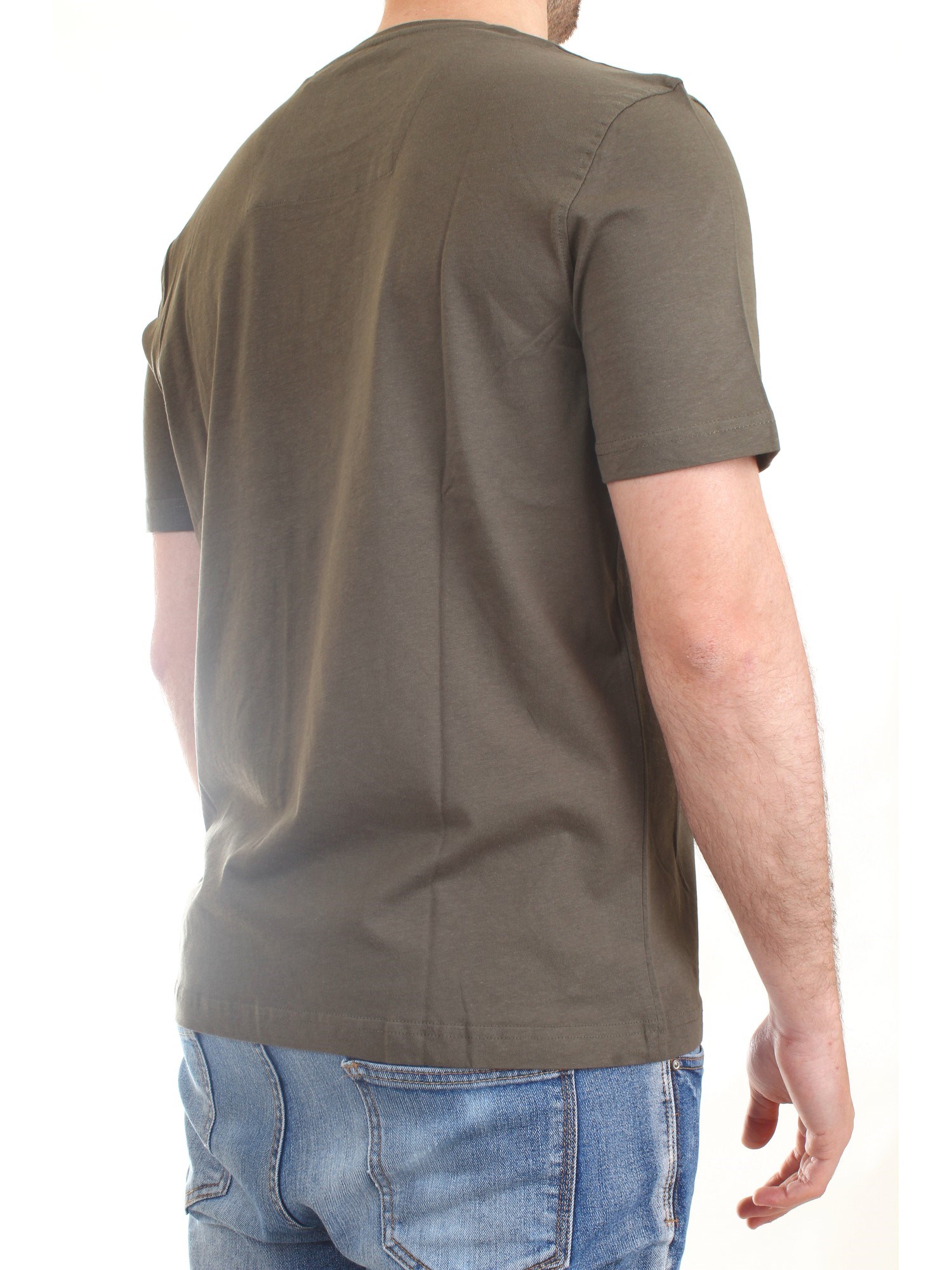AERONAUTICA MILITARE 221TS1942J538 Military green Clothing Man T-Shirt/Polo AERONAUTICA MILITARE 221TS1942J538 Military green Clothing Man T-Shirt/Polo