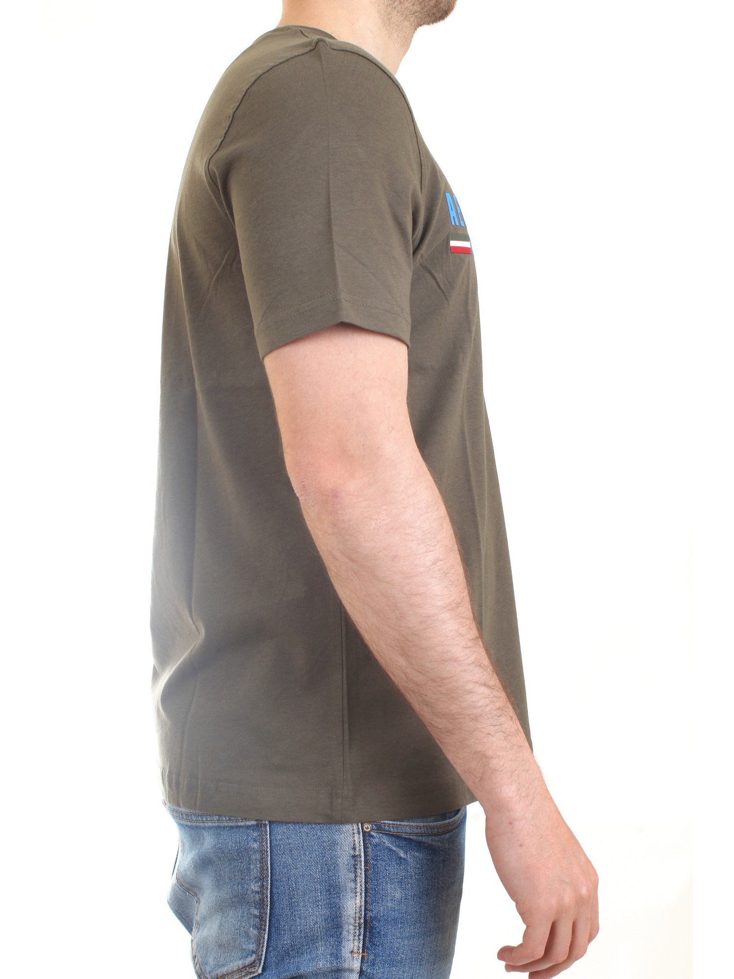 AERONAUTICA MILITARE 221TS1942J538 Military green Clothing Man T-Shirt/Polo AERONAUTICA MILITARE 221TS1942J538 Military green Clothing Man T-Shirt/Polo