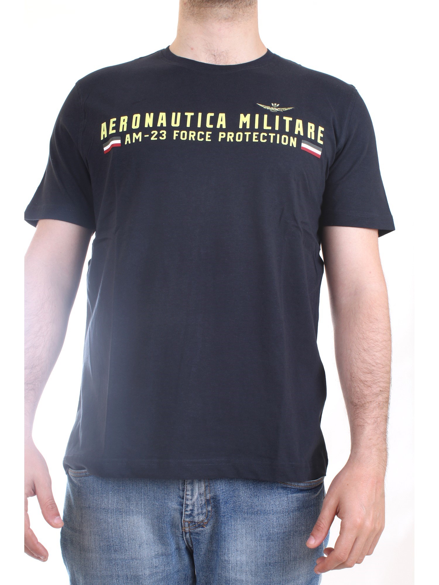 AERONAUTICA MILITARE 221TS1942J538 Blue Clothing Man T-Shirt/Polo AERONAUTICA MILITARE 221TS1942J538 Blue Clothing Man T-Shirt/Polo
