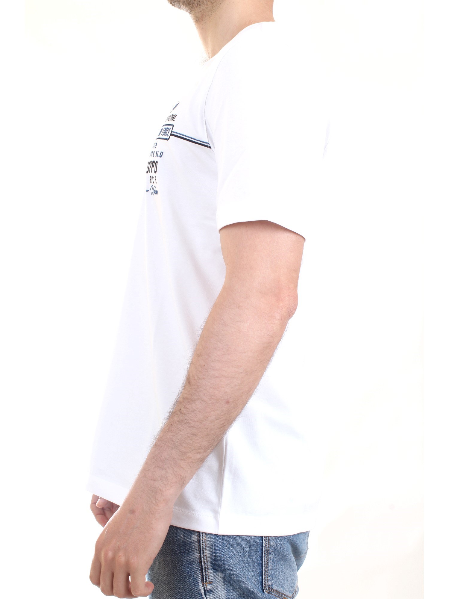 AERONAUTICA MILITARE 221TS1941J534 White Clothing Man T-Shirt/Polo AERONAUTICA MILITARE 221TS1941J534 White Clothing Man T-Shirt/Polo