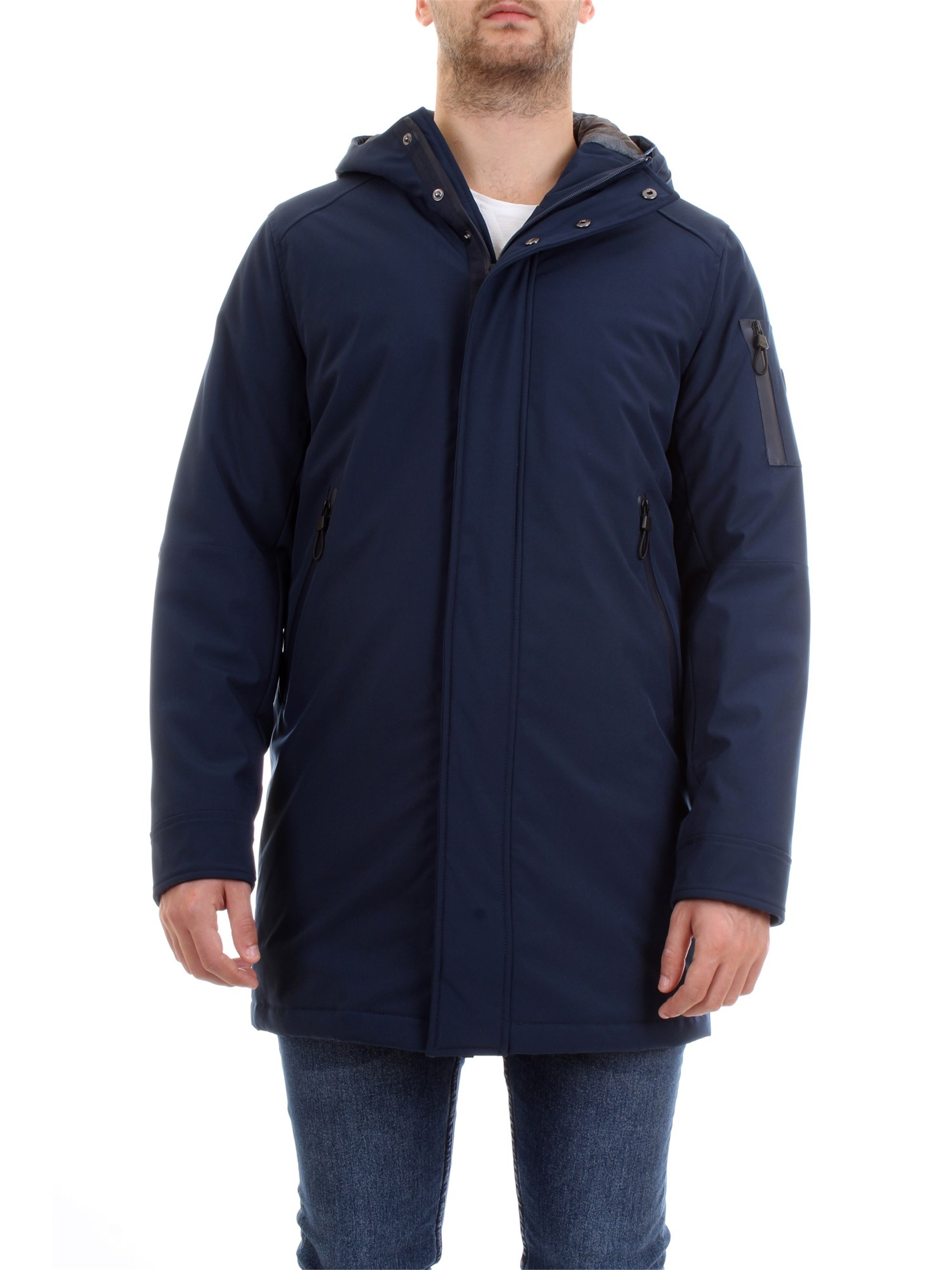 F**K IFKM5002S Blue Clothing Man Jacket F**K IFKM5002S Blue Clothing Man Jacket