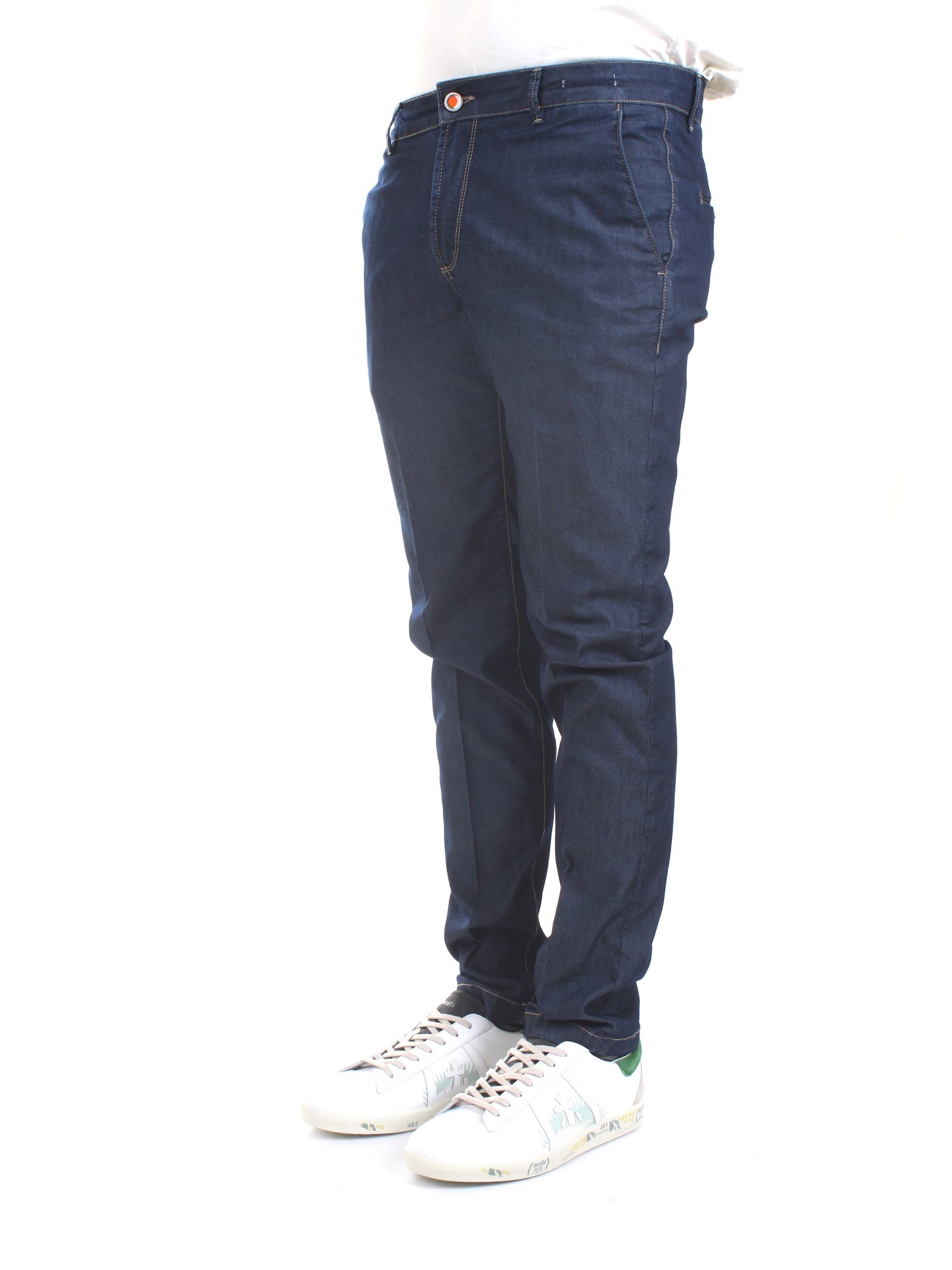 CAMOUFLAGE CHINOS REY 17 ZIP D11 Blue Clothing Man Jeans CAMOUFLAGE CHINOS REY 17 ZIP D11 Blue Clothing Man Jeans