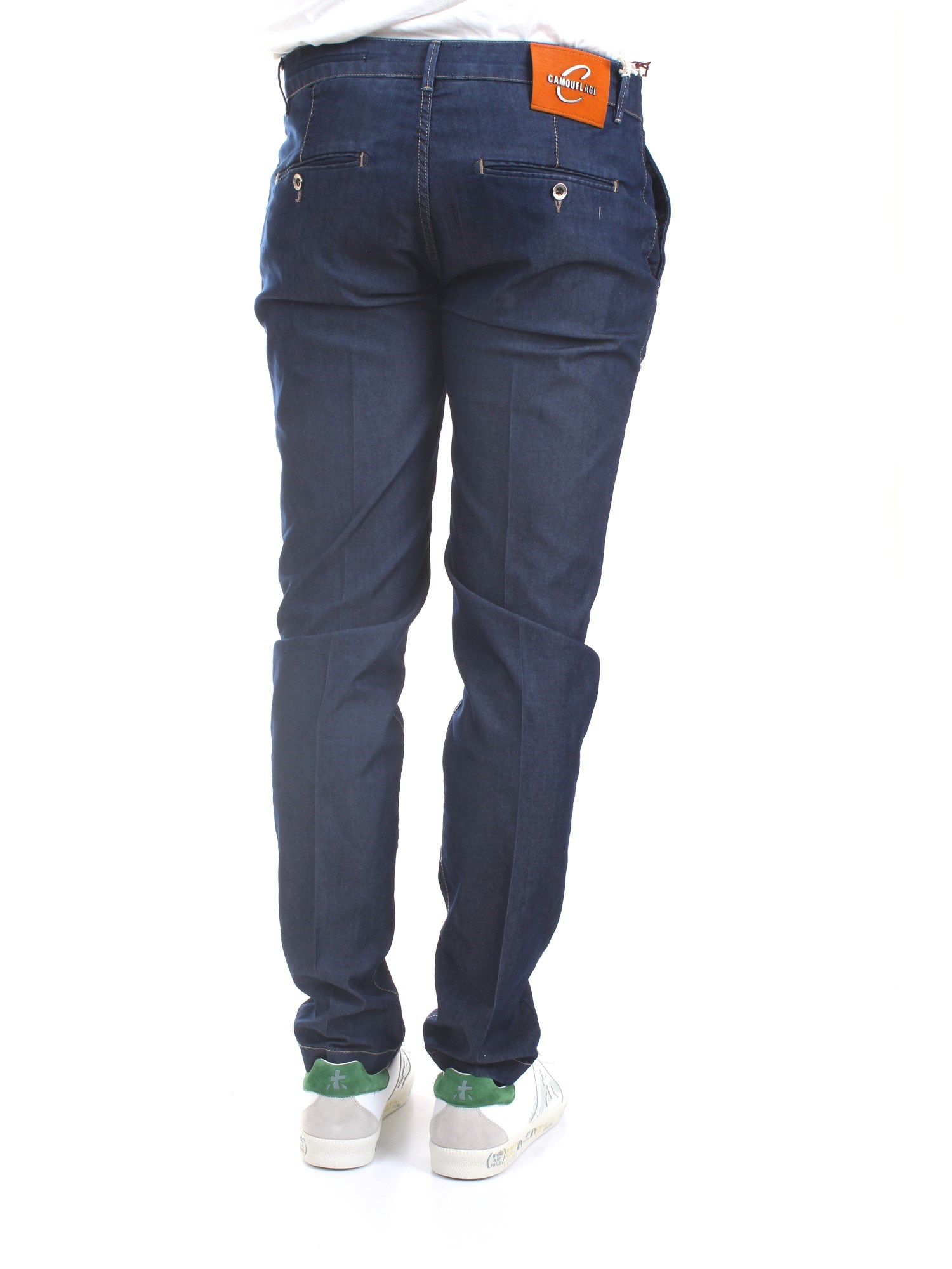CAMOUFLAGE CHINOS REY 17 ZIP D11 Blue Clothing Man Jeans CAMOUFLAGE CHINOS REY 17 ZIP D11 Blue Clothing Man Jeans