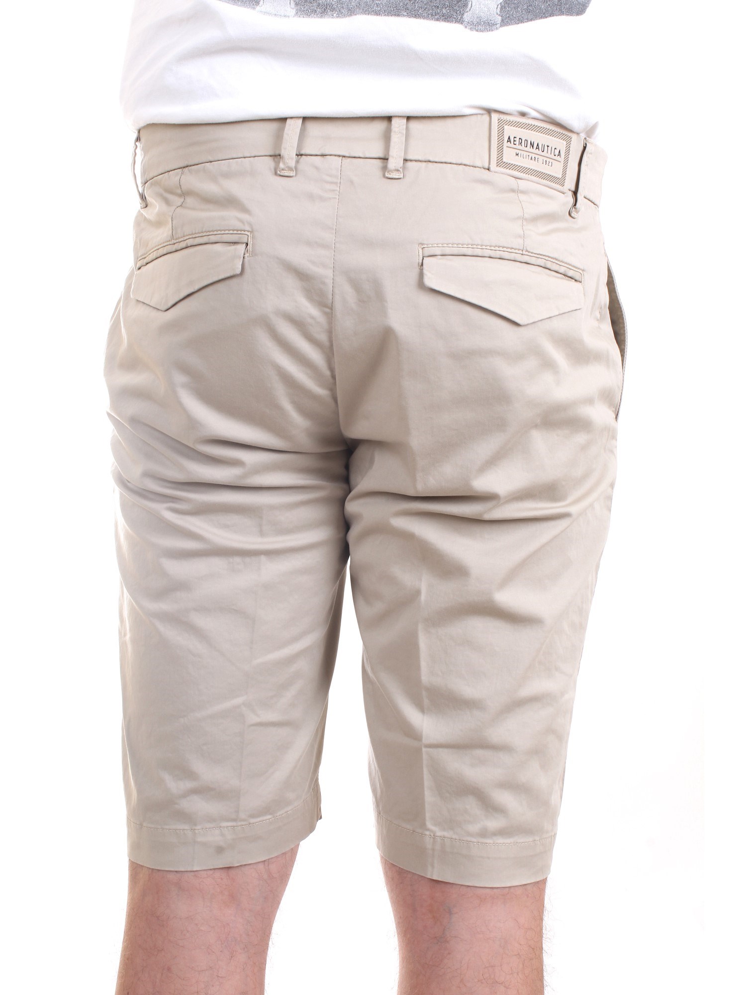 AERONAUTICA MILITARE 221BE152CT2946 Beige Clothing Man Shorts AERONAUTICA MILITARE 221BE152CT2946 Beige Clothing Man Shorts
