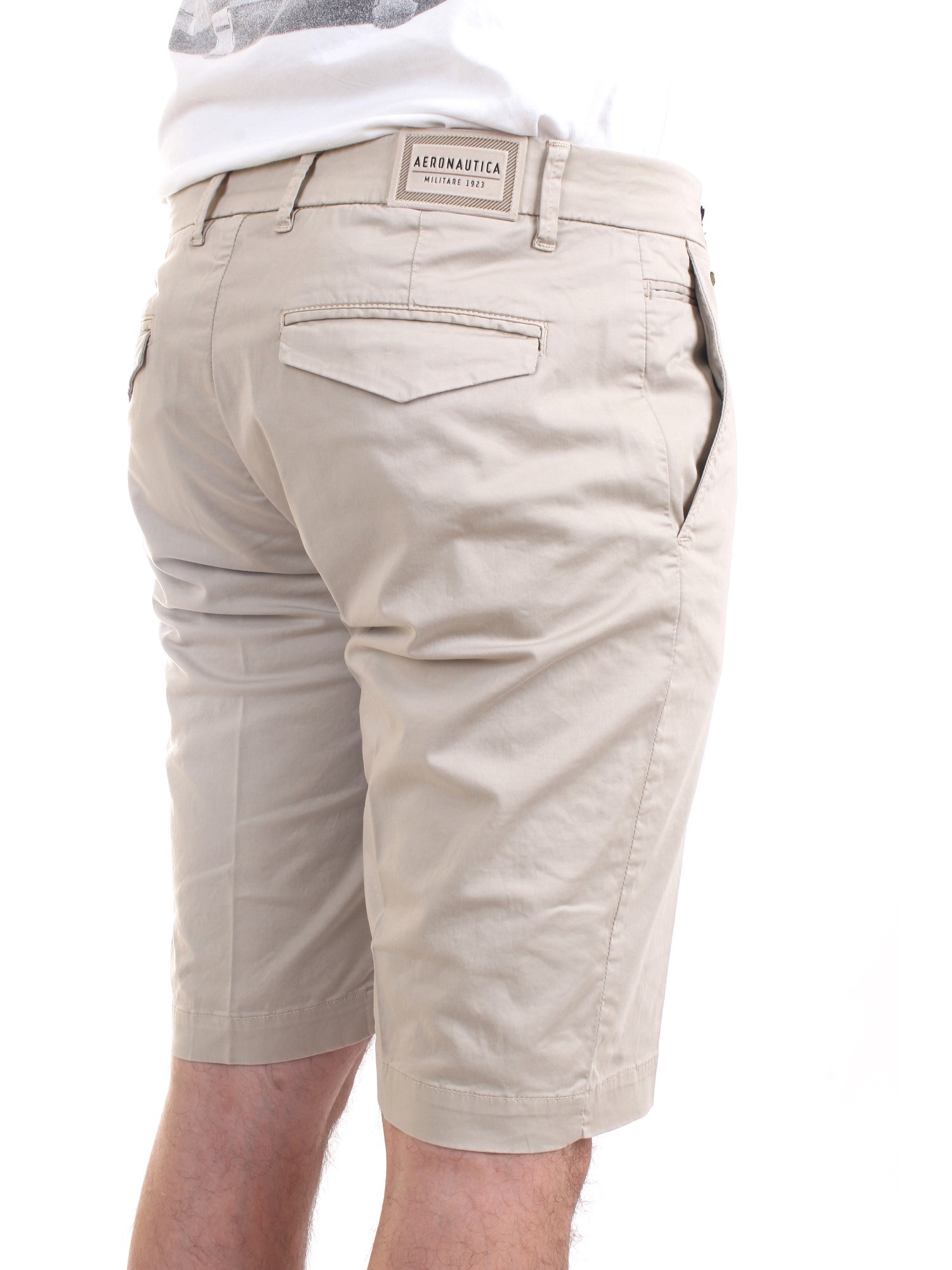 AERONAUTICA MILITARE 221BE152CT2946 Beige Clothing Man Shorts AERONAUTICA MILITARE 221BE152CT2946 Beige Clothing Man Shorts