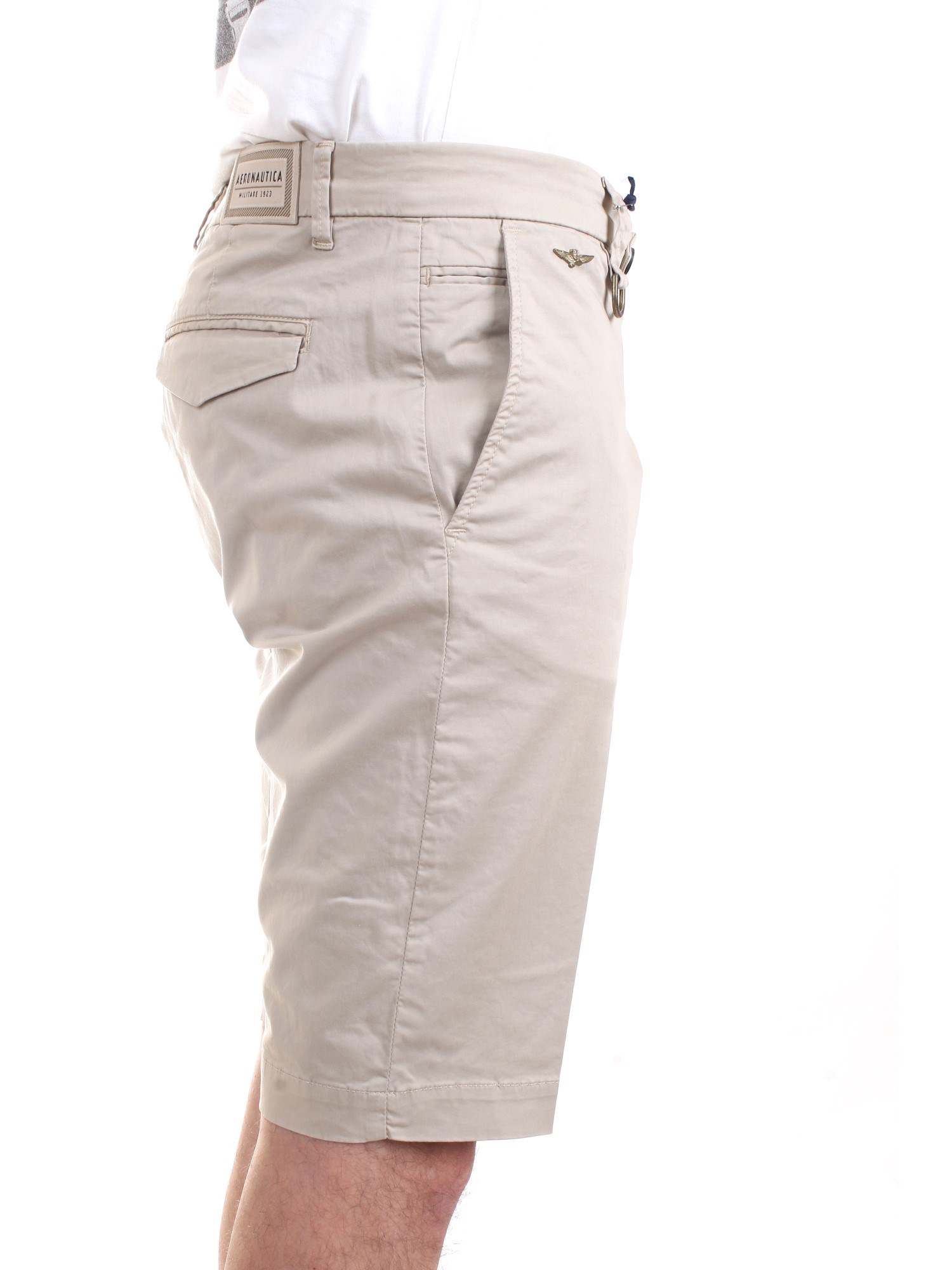 AERONAUTICA MILITARE 221BE152CT2946 Beige Clothing Man Shorts AERONAUTICA MILITARE 221BE152CT2946 Beige Clothing Man Shorts