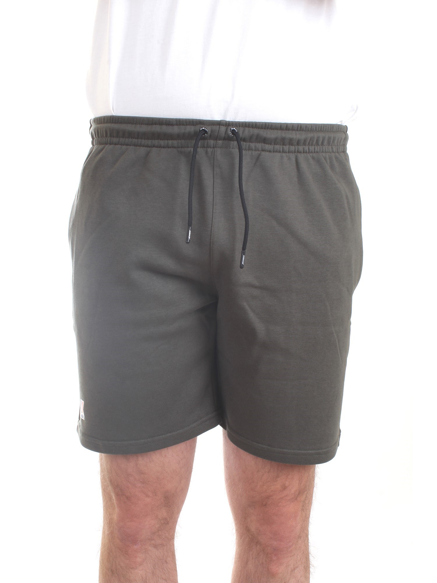 K-WAY K71213W Military green Clothing Man Shorts K-WAY K71213W Military green Clothing Man Shorts