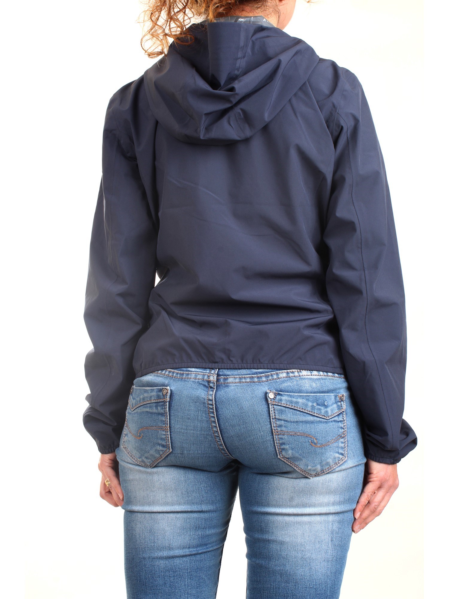 K-WAY K111NQW Blue Clothing Woman Jacket K-WAY K111NQW Blue Clothing Woman Jacket
