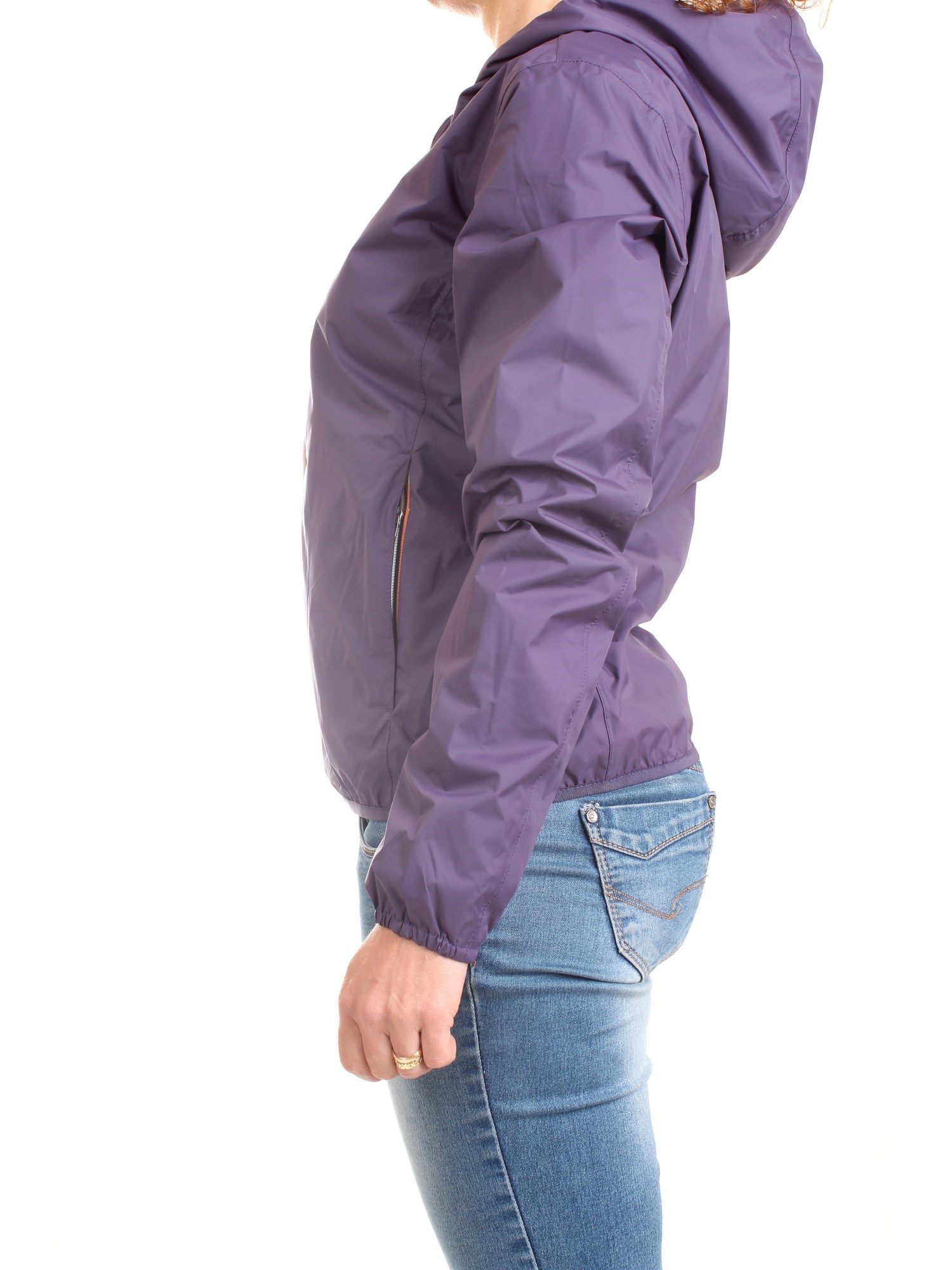 K-WAY K111P7W Violet Clothing Woman Jacket K-WAY K111P7W Violet Clothing Woman Jacket