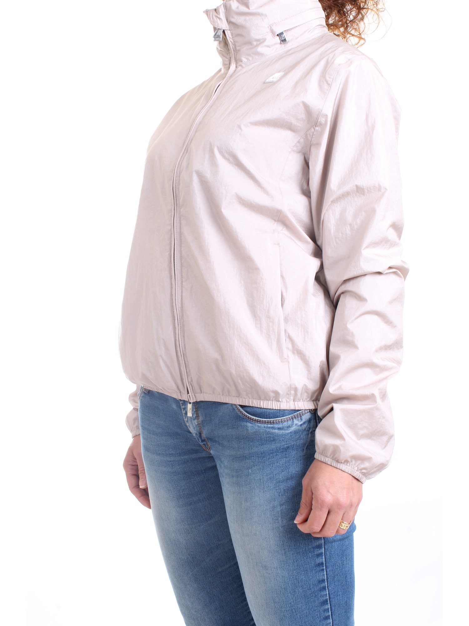 K-WAY K4116FW Beige Clothing Woman Jacket K-WAY K4116FW Beige Clothing Woman Jacket