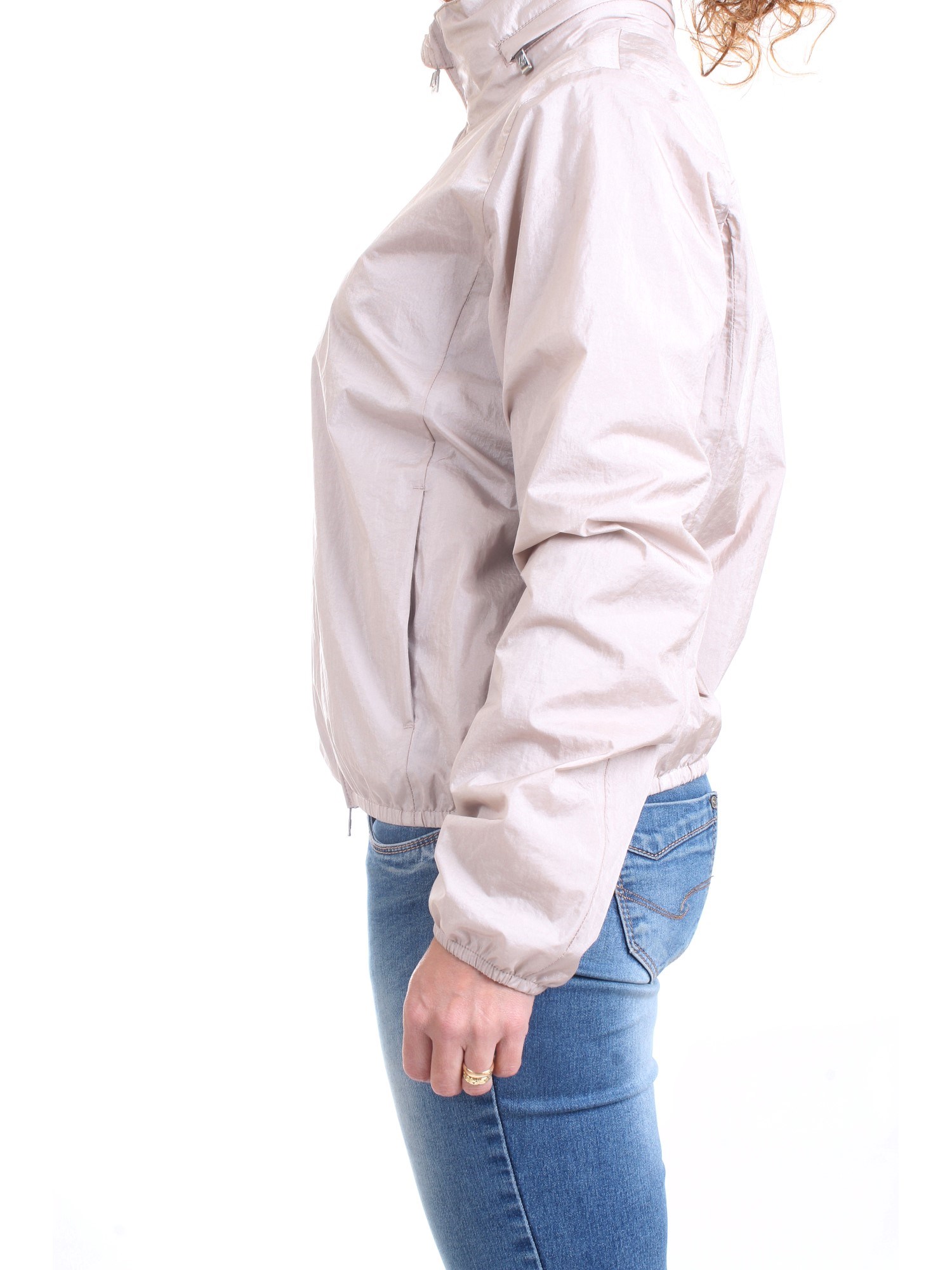 K-WAY K4116FW Beige Clothing Woman Jacket K-WAY K4116FW Beige Clothing Woman Jacket