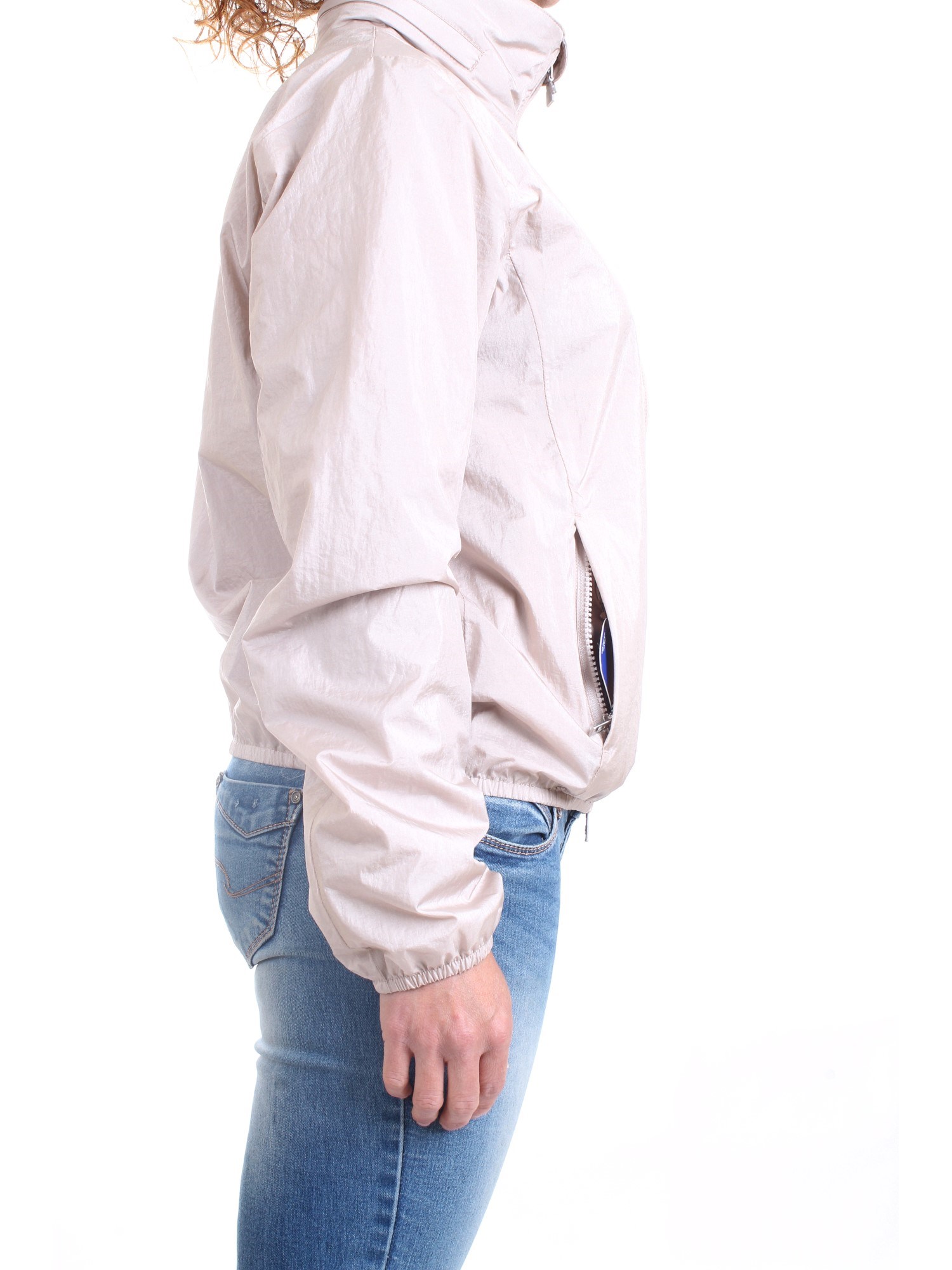 K-WAY K4116FW Beige Clothing Woman Jacket K-WAY K4116FW Beige Clothing Woman Jacket