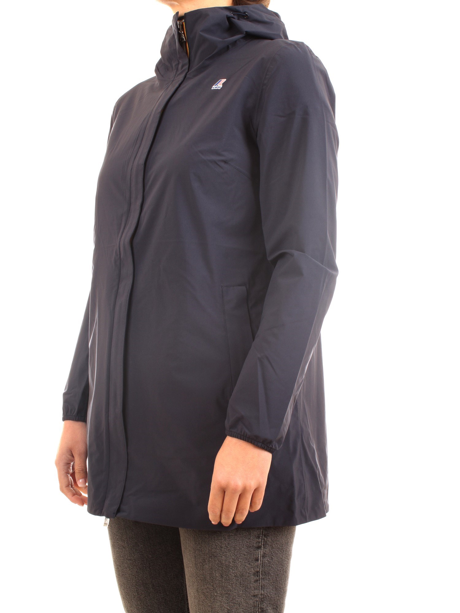 K-WAY K00B940 K89 Blue Clothing Woman Jacket K-WAY K00B940 K89 Blue Clothing Woman Jacket