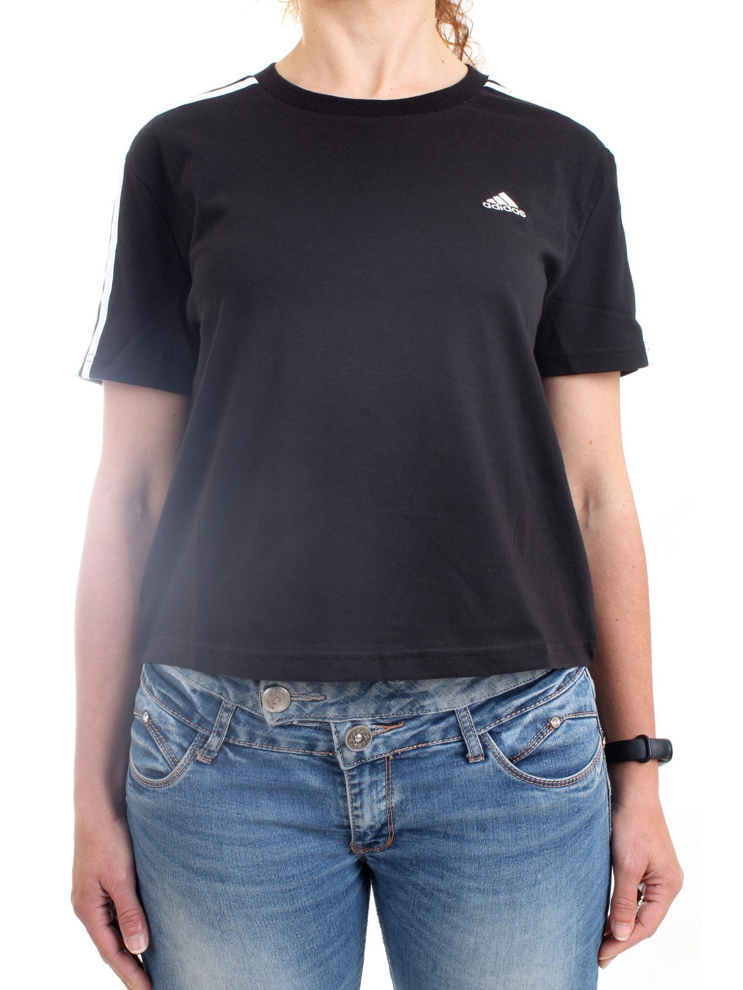 ADIDAS PERFORMANCE GL07 Black Clothing Woman T-Shirt/Polo ADIDAS PERFORMANCE GL07 Black Clothing Woman T-Shirt/Polo