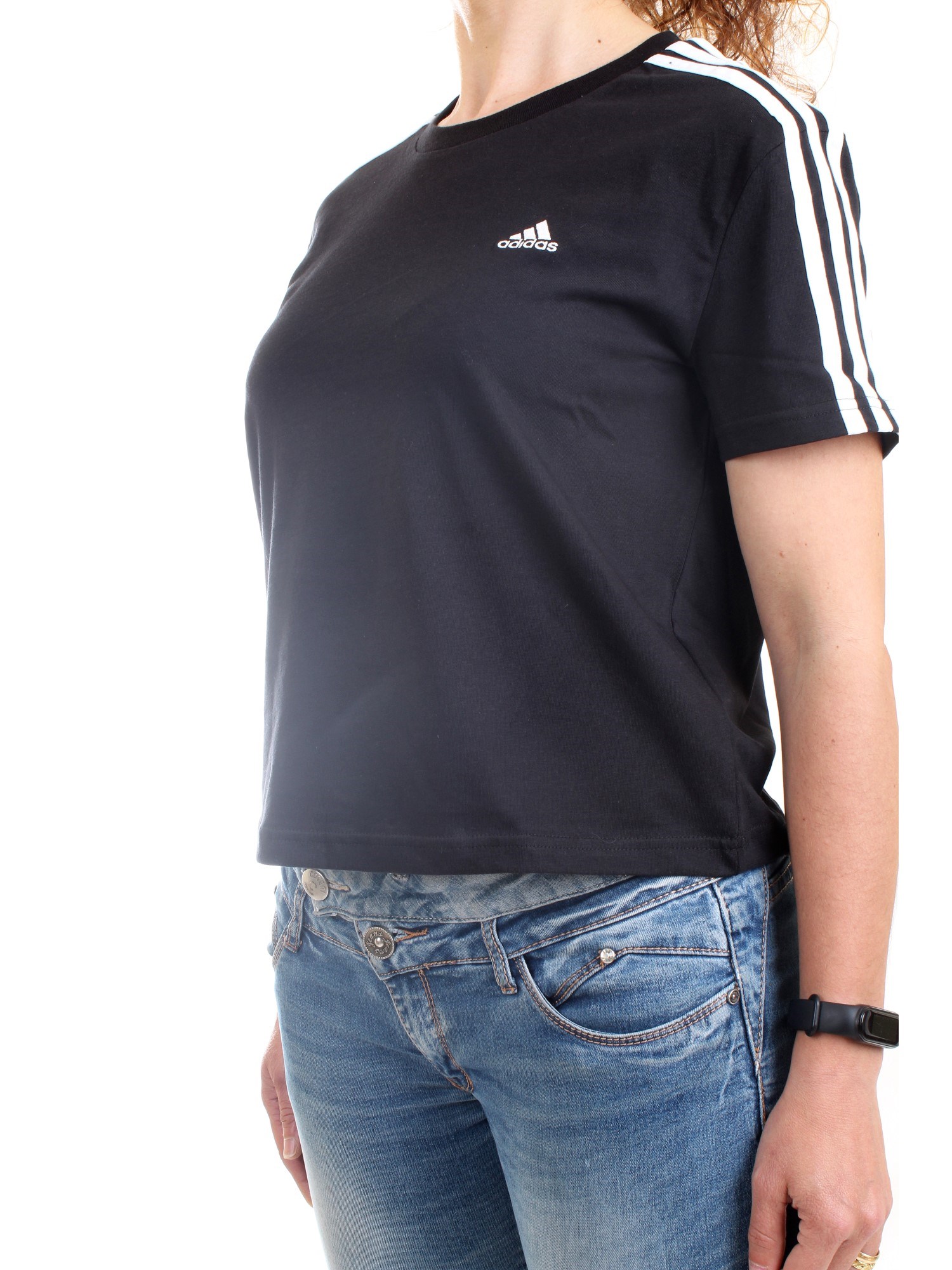 ADIDAS PERFORMANCE GL07 Black Clothing Woman T-Shirt/Polo ADIDAS PERFORMANCE GL07 Black Clothing Woman T-Shirt/Polo