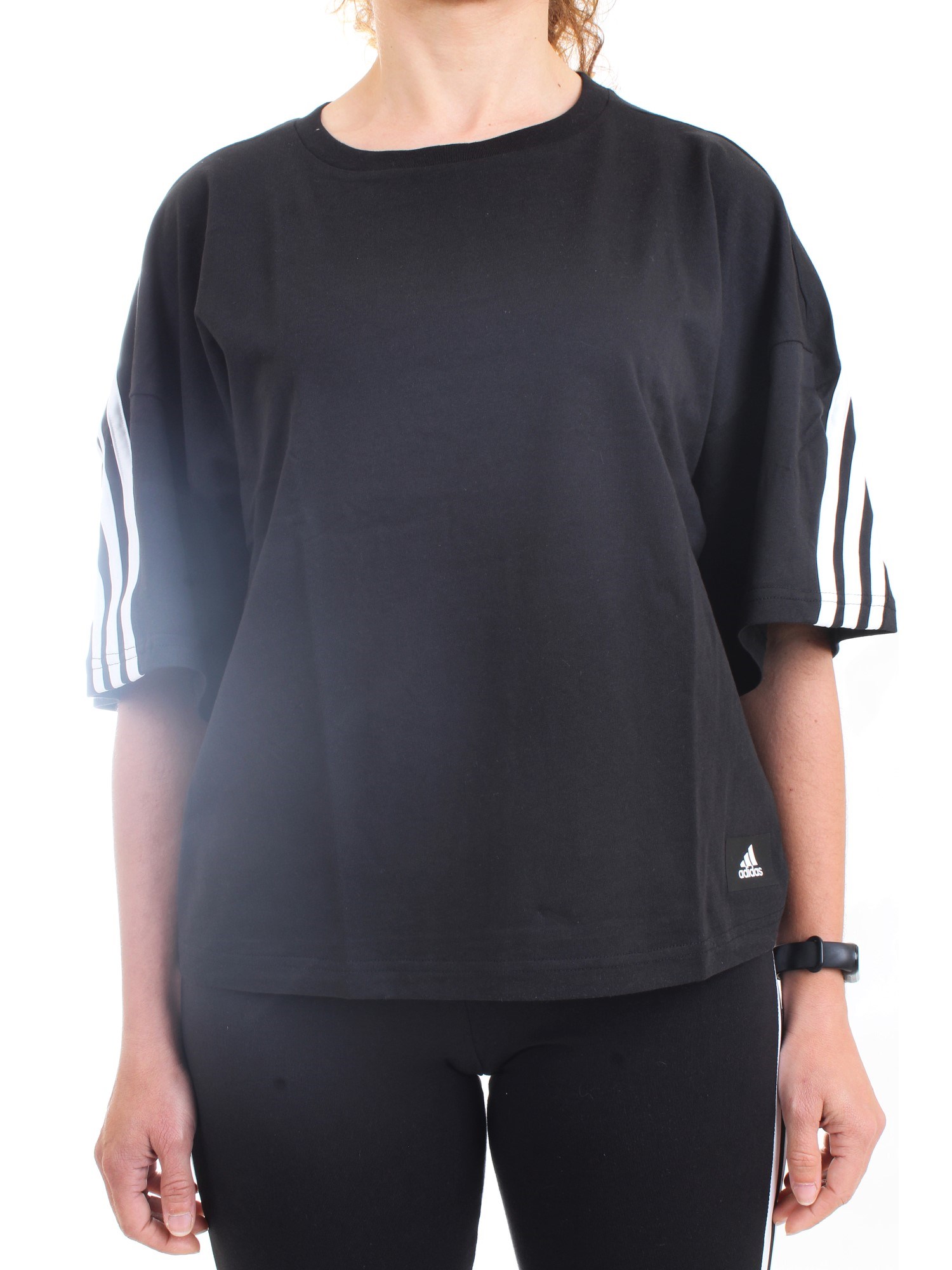 ADIDAS PERFORMANCE HE03 Nero Abbigliamento Donna T-Shirt ADIDAS PERFORMANCE HE03 Nero Abbigliamento Donna T-Shirt