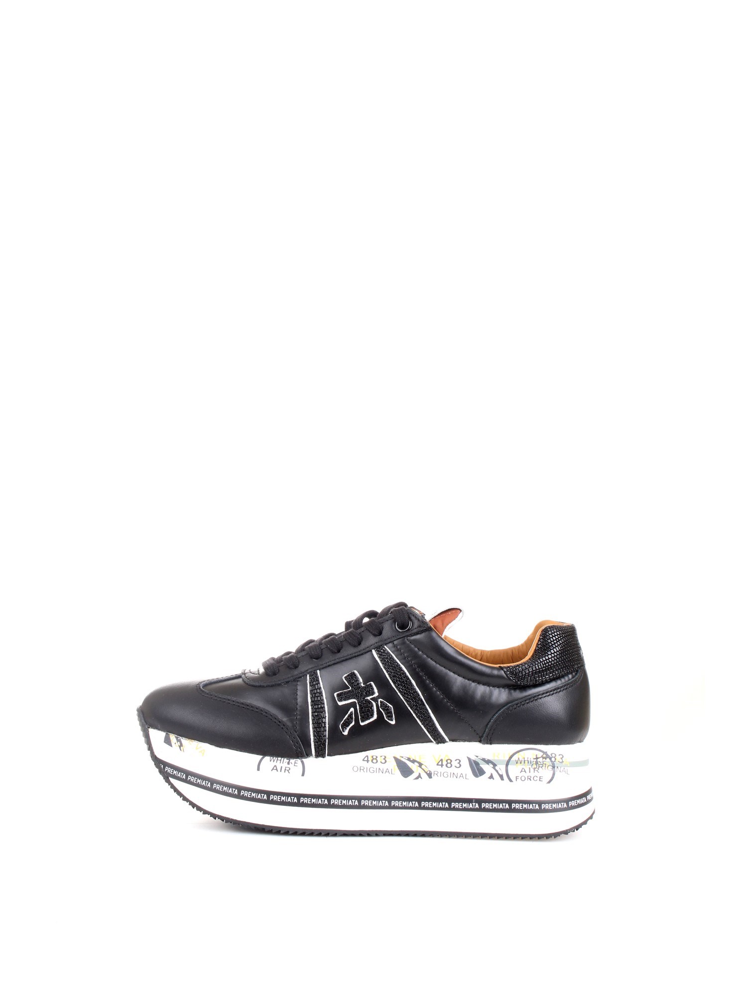 PREMIATA 6045 Black Shoes Woman Sneakers PREMIATA 6045 Black Shoes Woman Sneakers