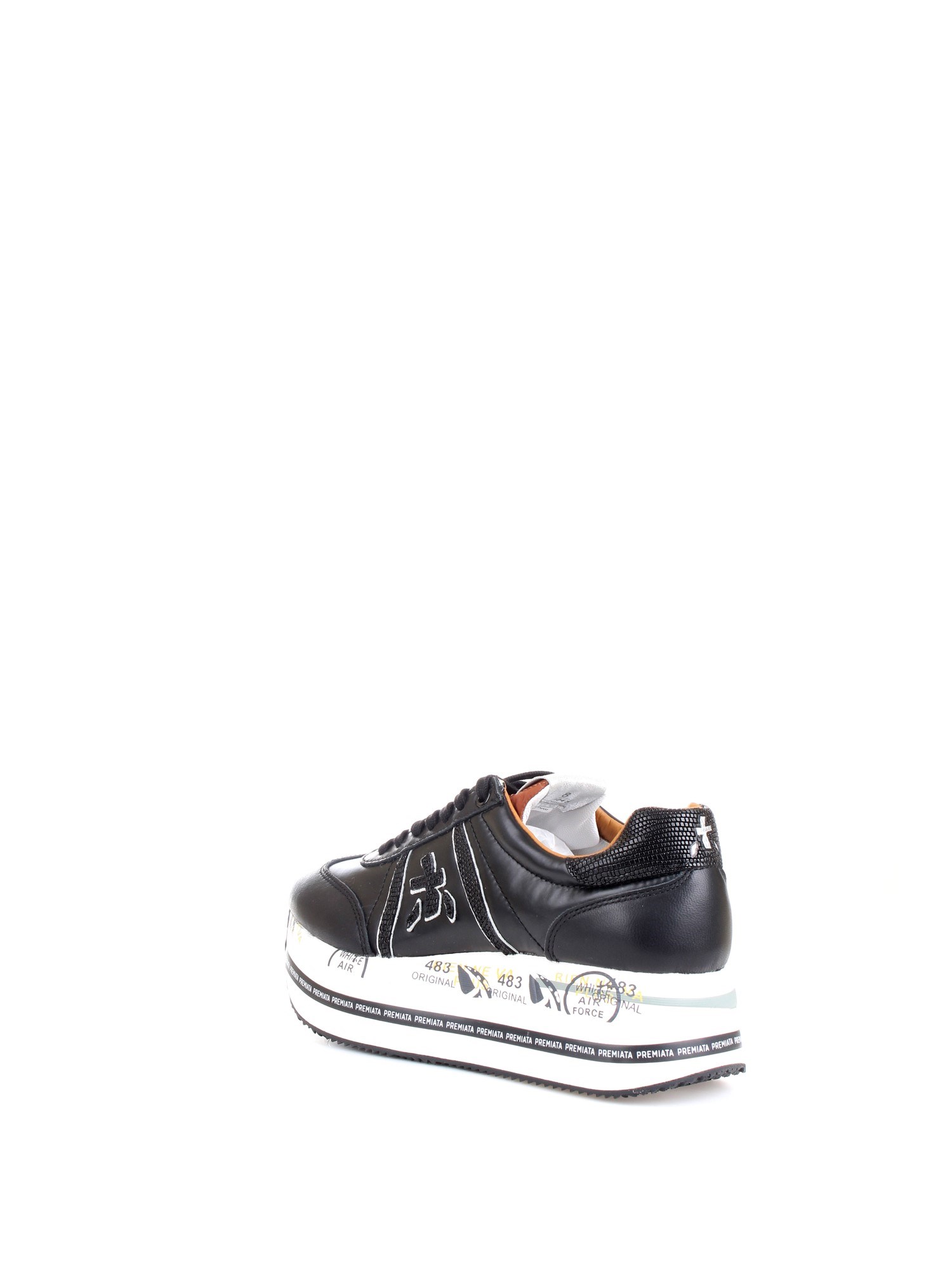 PREMIATA 6045 Black Shoes Woman Sneakers PREMIATA 6045 Black Shoes Woman Sneakers