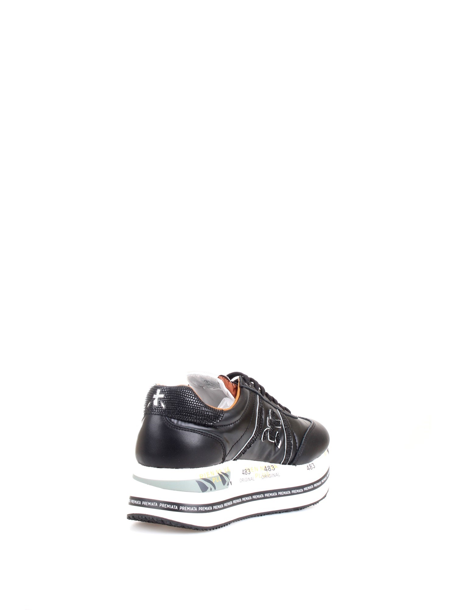 PREMIATA 6045 Black Shoes Woman Sneakers PREMIATA 6045 Black Shoes Woman Sneakers