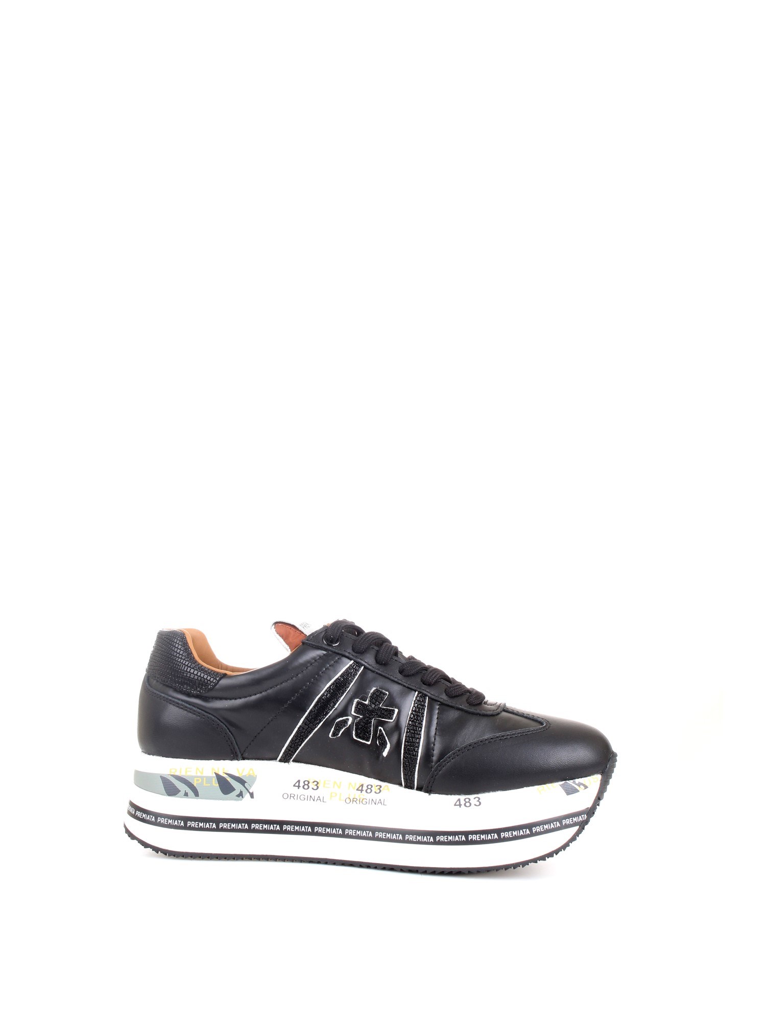 PREMIATA 6045 Black Shoes Woman Sneakers PREMIATA 6045 Black Shoes Woman Sneakers