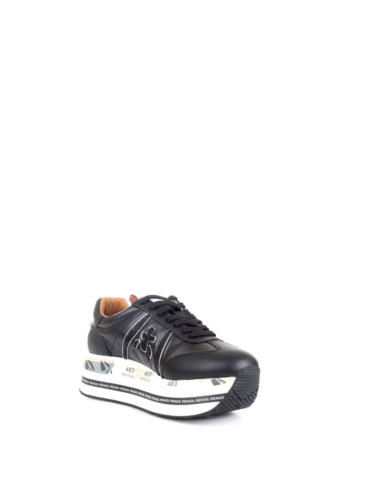 PREMIATA 6045 Black Shoes Woman Sneakers PREMIATA 6045 Black Shoes Woman Sneakers