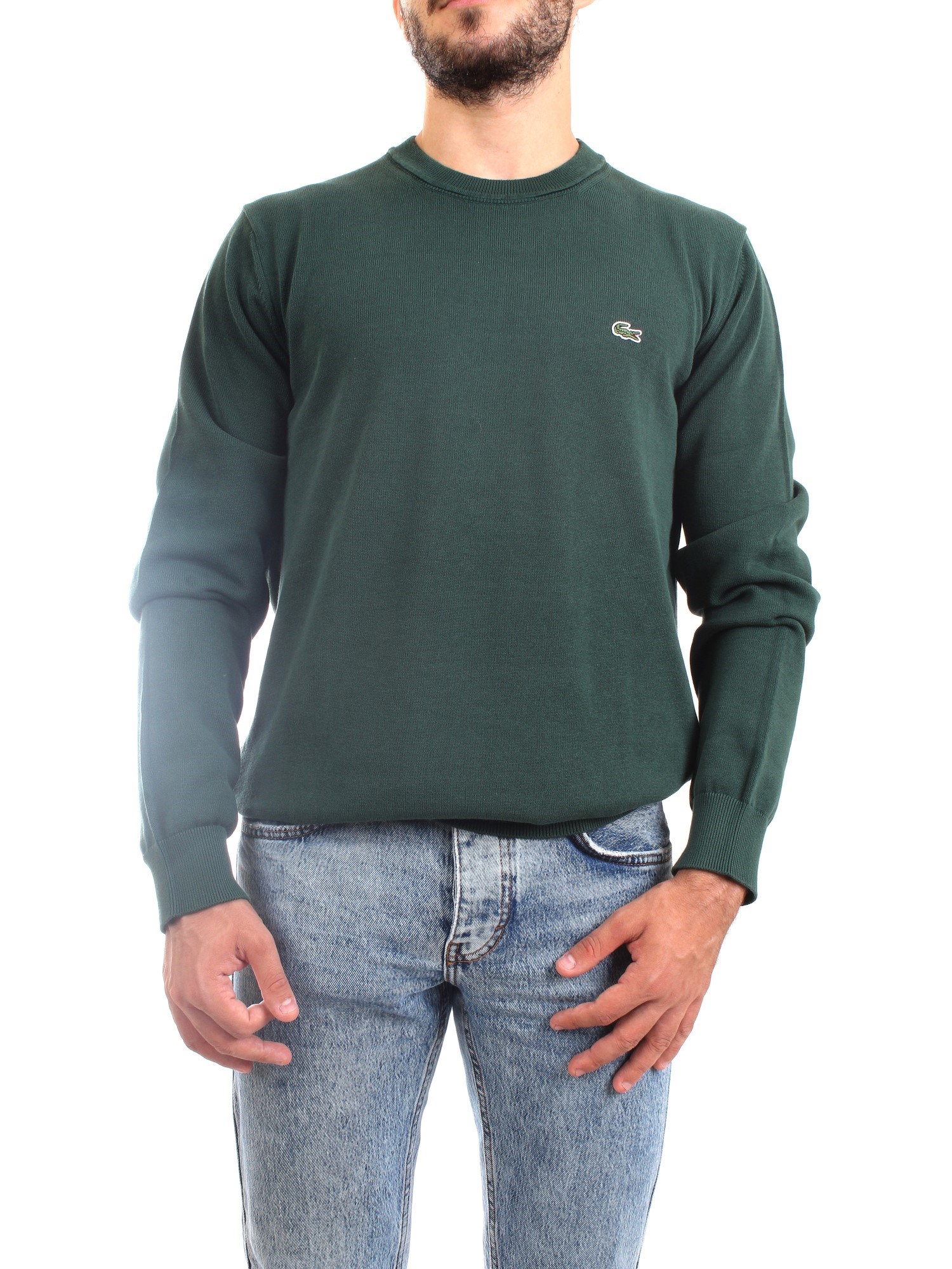 Lacoste AH2193 00 Verde Abbigliamento Uomo Maglia Lacoste AH2193 00 Verde Abbigliamento Uomo Maglia
