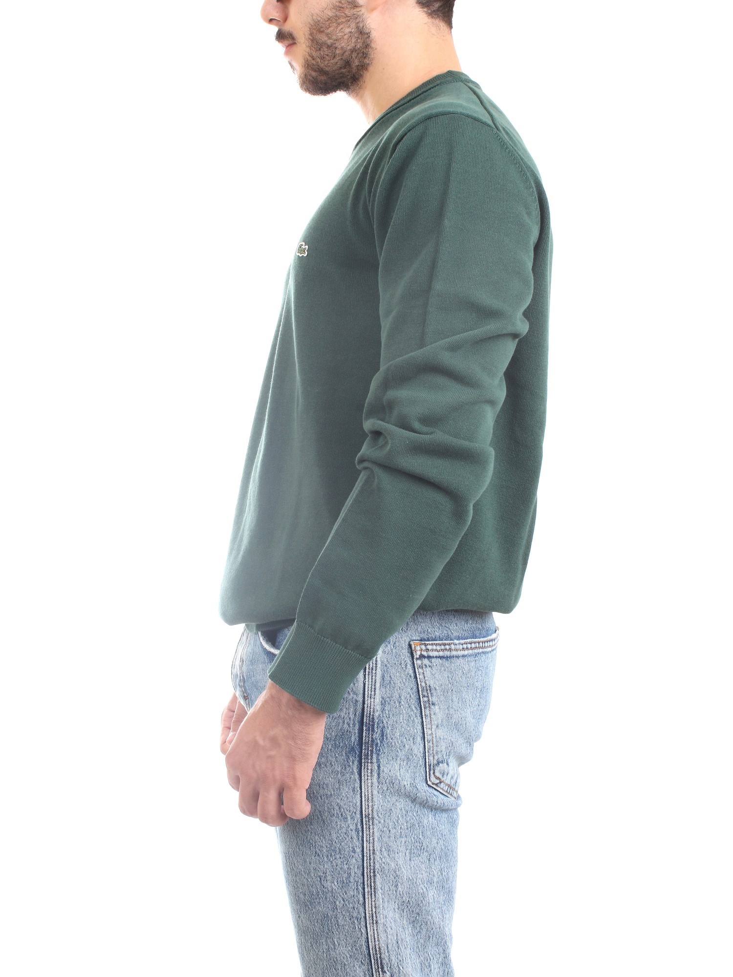 Lacoste AH2193 00 Verde Abbigliamento Uomo Maglia Lacoste AH2193 00 Verde Abbigliamento Uomo Maglia