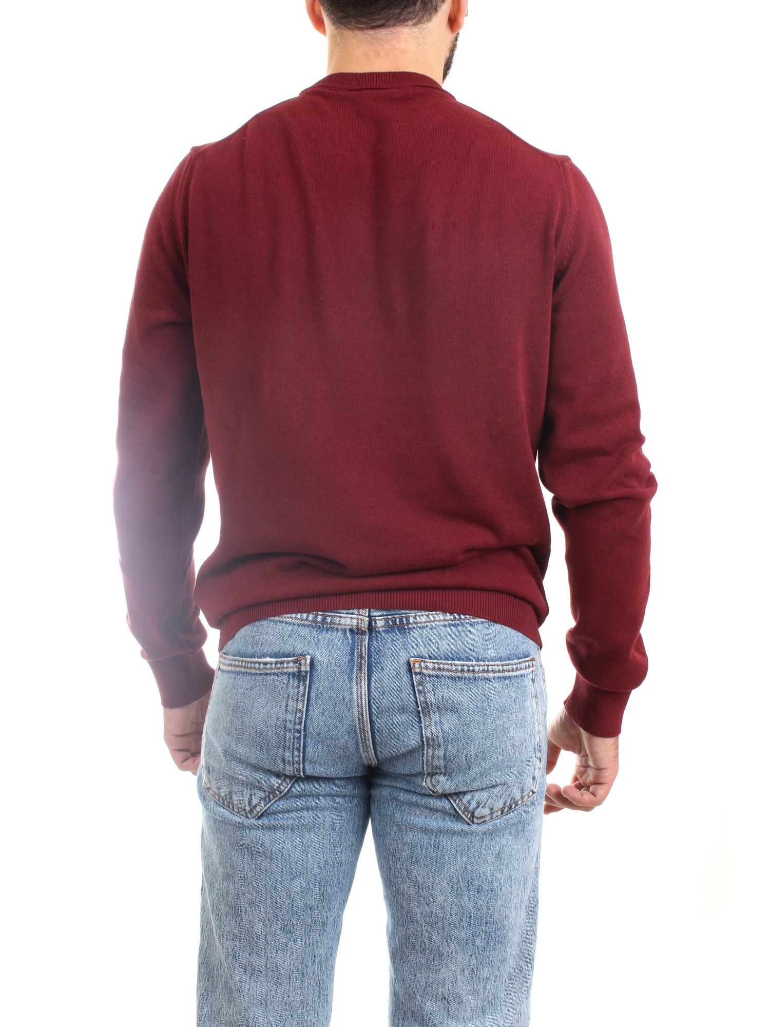 Lacoste AH2193 00 Bordeaux Clothing Man Sweater Lacoste AH2193 00 Bordeaux Clothing Man Sweater