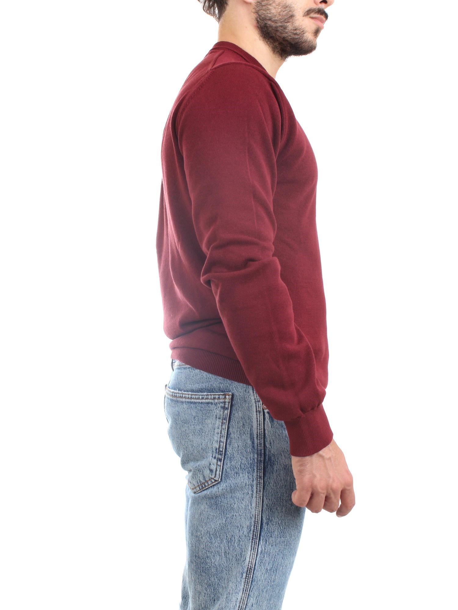 Lacoste AH2193 00 Bordeaux Clothing Man Sweater Lacoste AH2193 00 Bordeaux Clothing Man Sweater