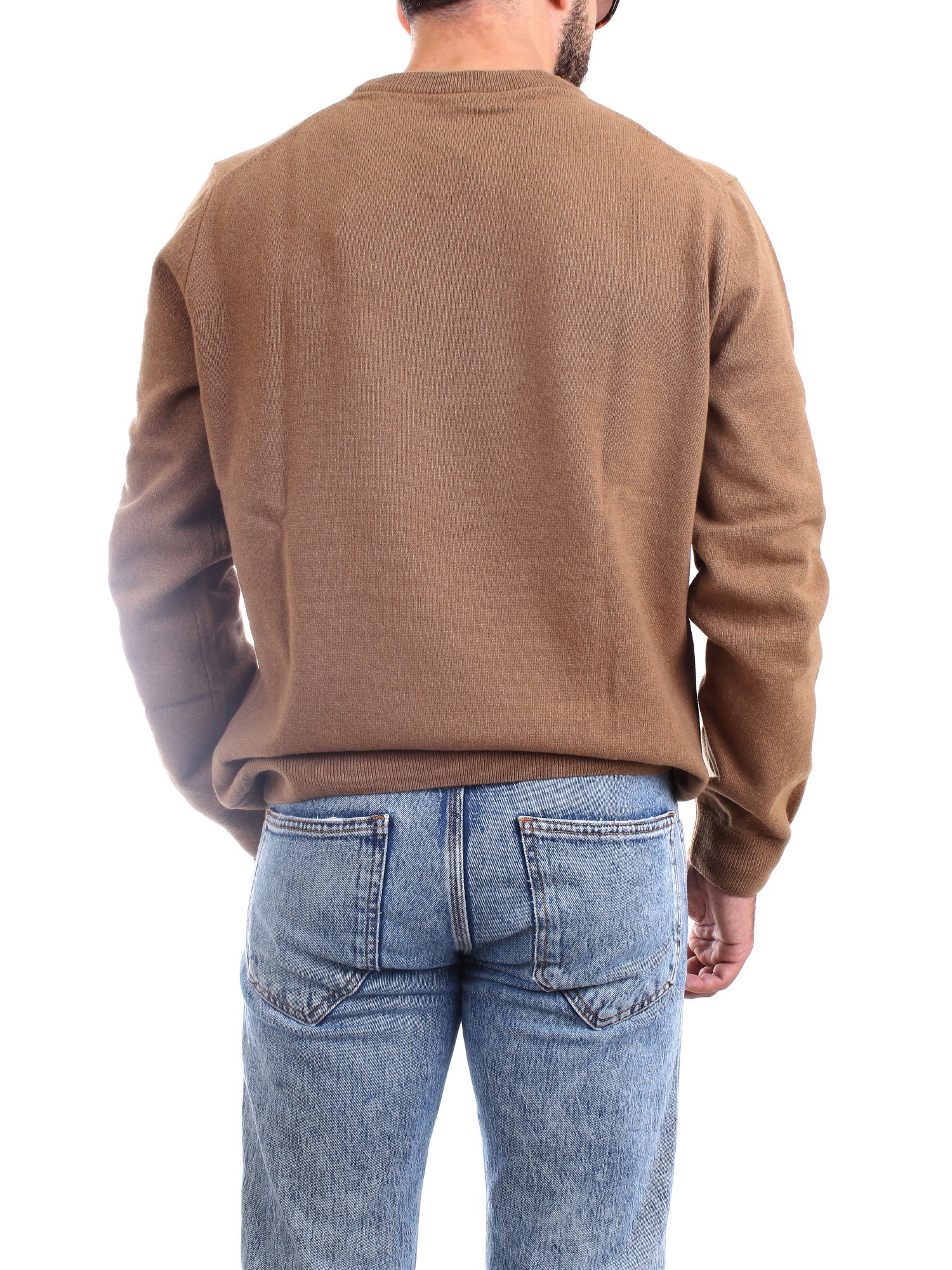 Lacoste AH3449 00 Brown Clothing Man Pullover Lacoste AH3449 00 Brown Clothing Man Pullover