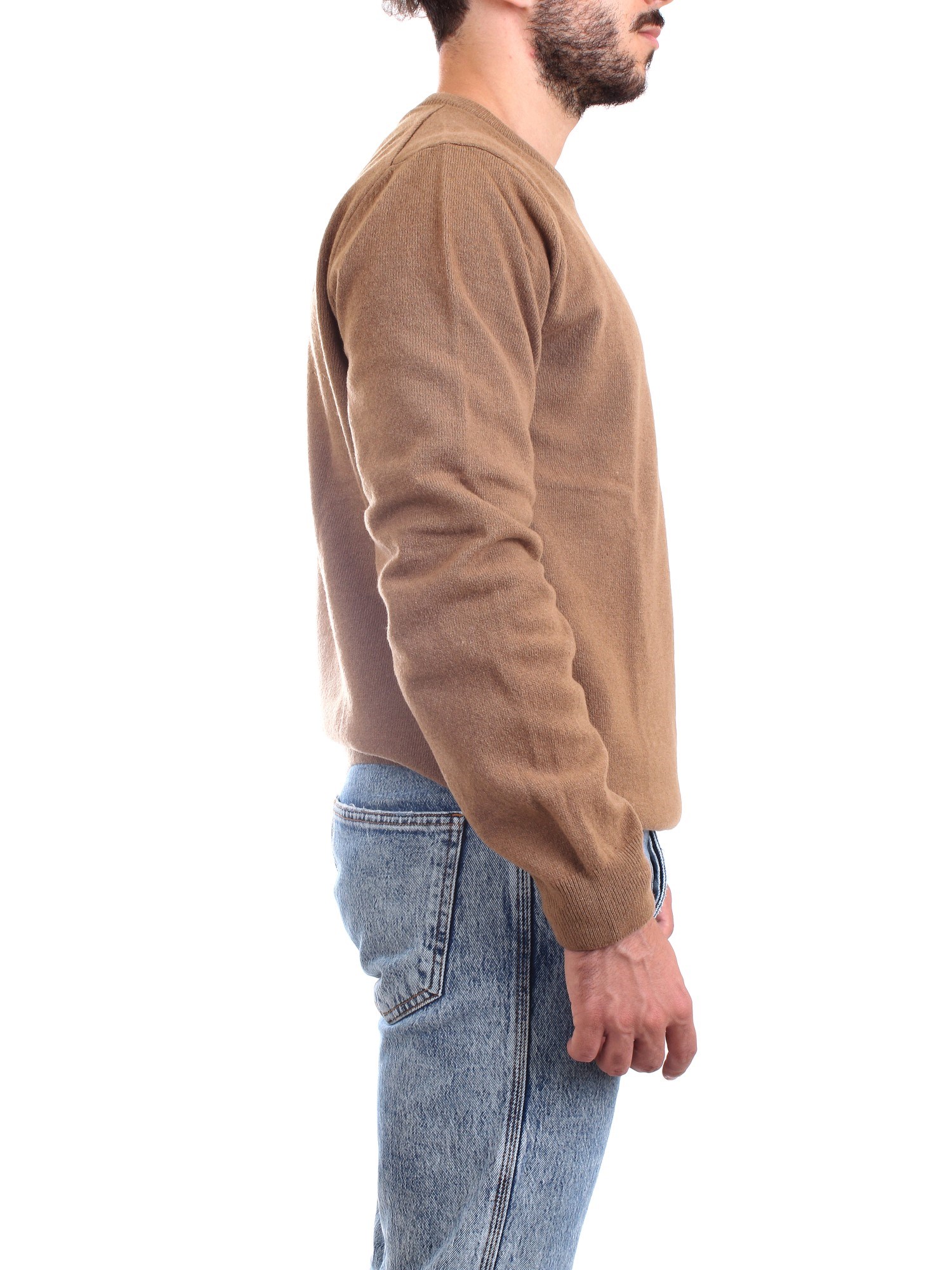 Lacoste AH3449 00 Brown Clothing Man Pullover Lacoste AH3449 00 Brown Clothing Man Pullover