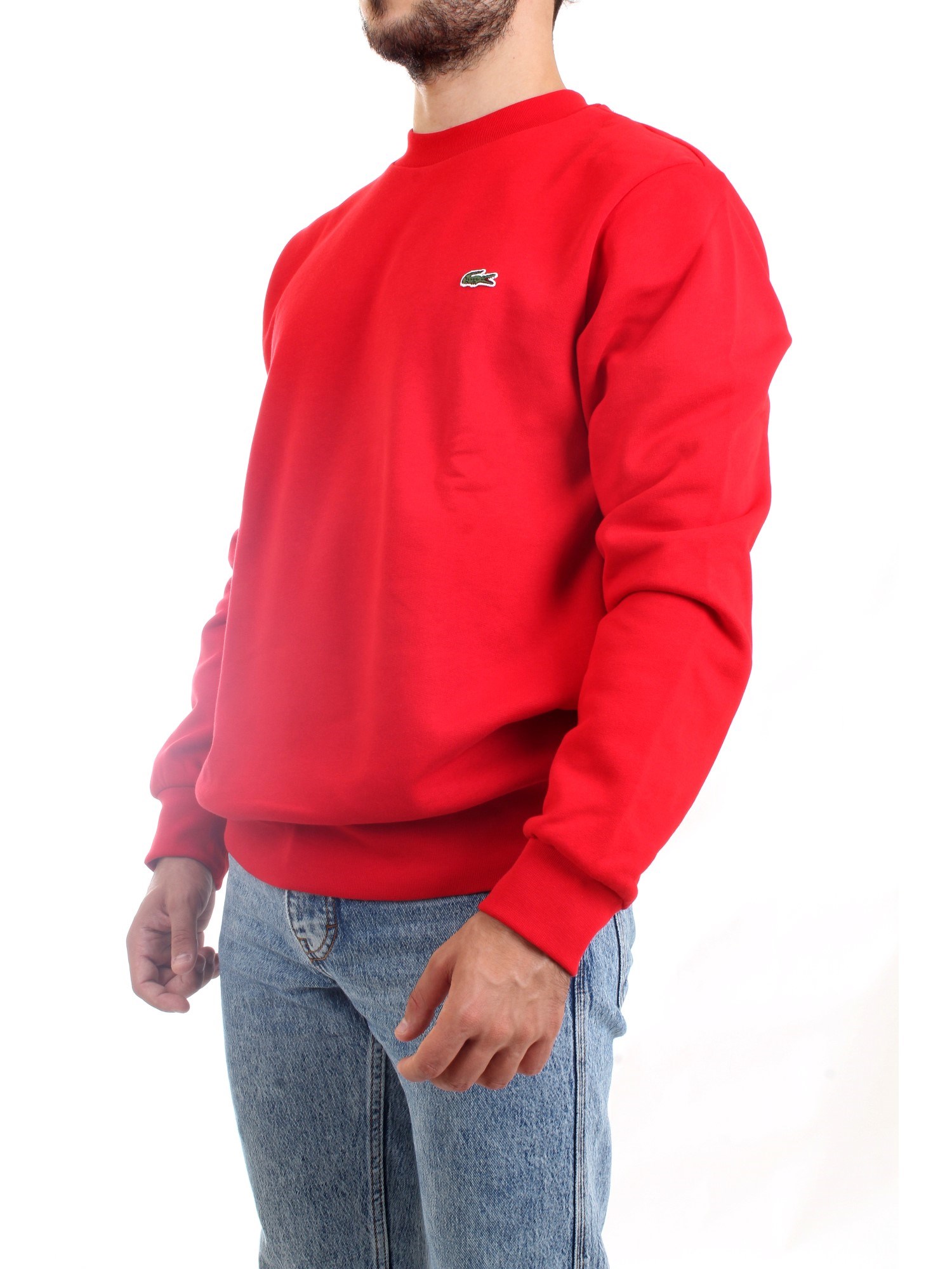Lacoste SH9608 00 Red Clothing Unisex Sweater Lacoste SH9608 00 Red Clothing Unisex Sweater