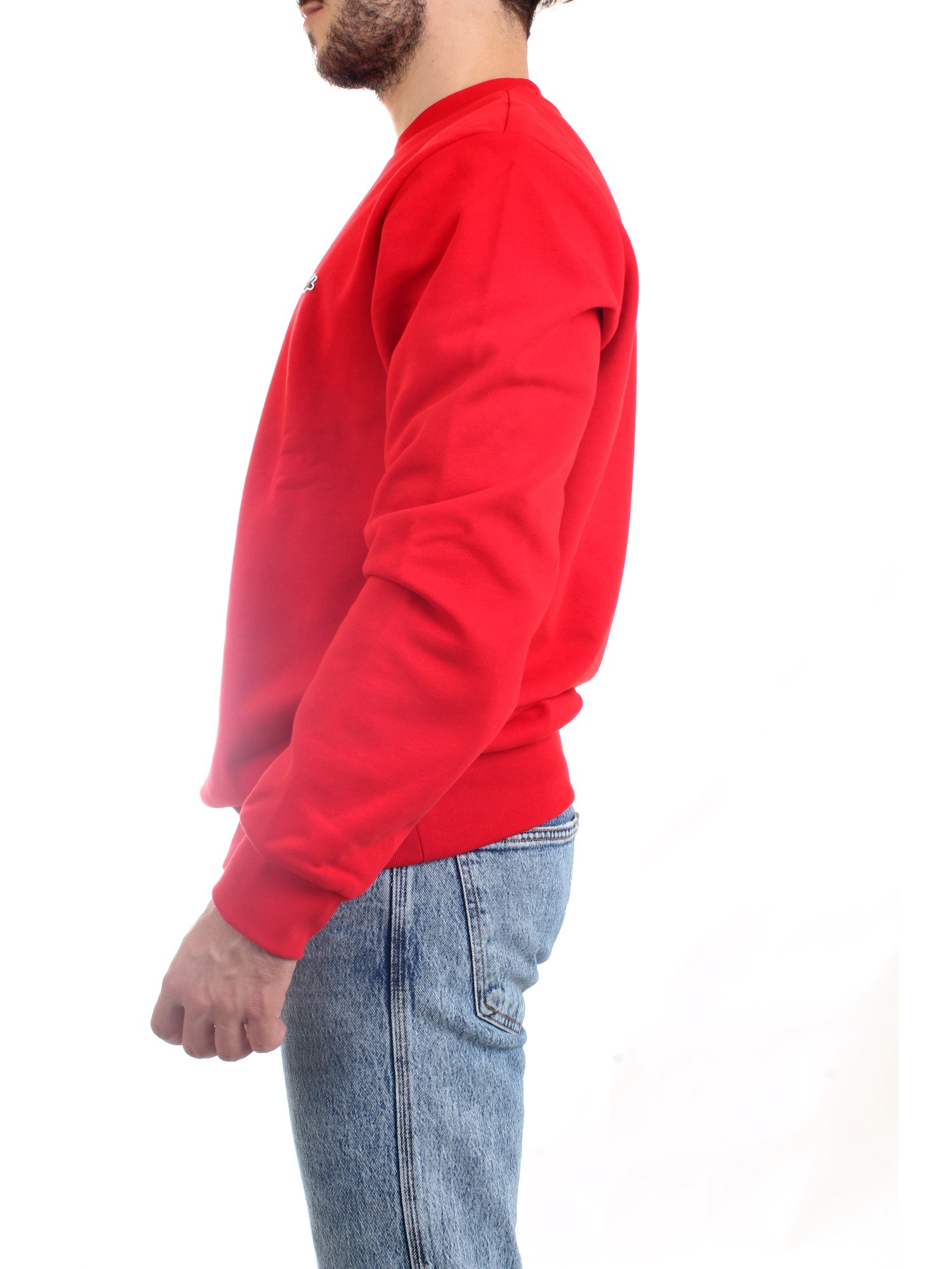 Lacoste SH9608 00 Red Clothing Unisex Sweater Lacoste SH9608 00 Red Clothing Unisex Sweater