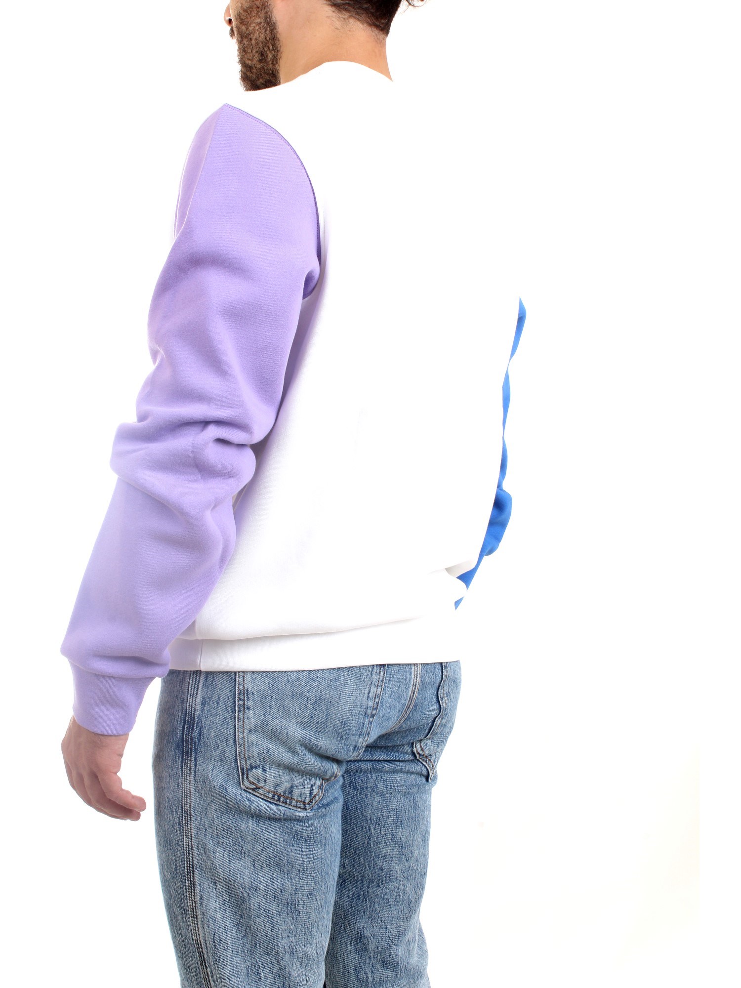 Lacoste SH9615 00 White Clothing Unisex Sweater Lacoste SH9615 00 White Clothing Unisex Sweater