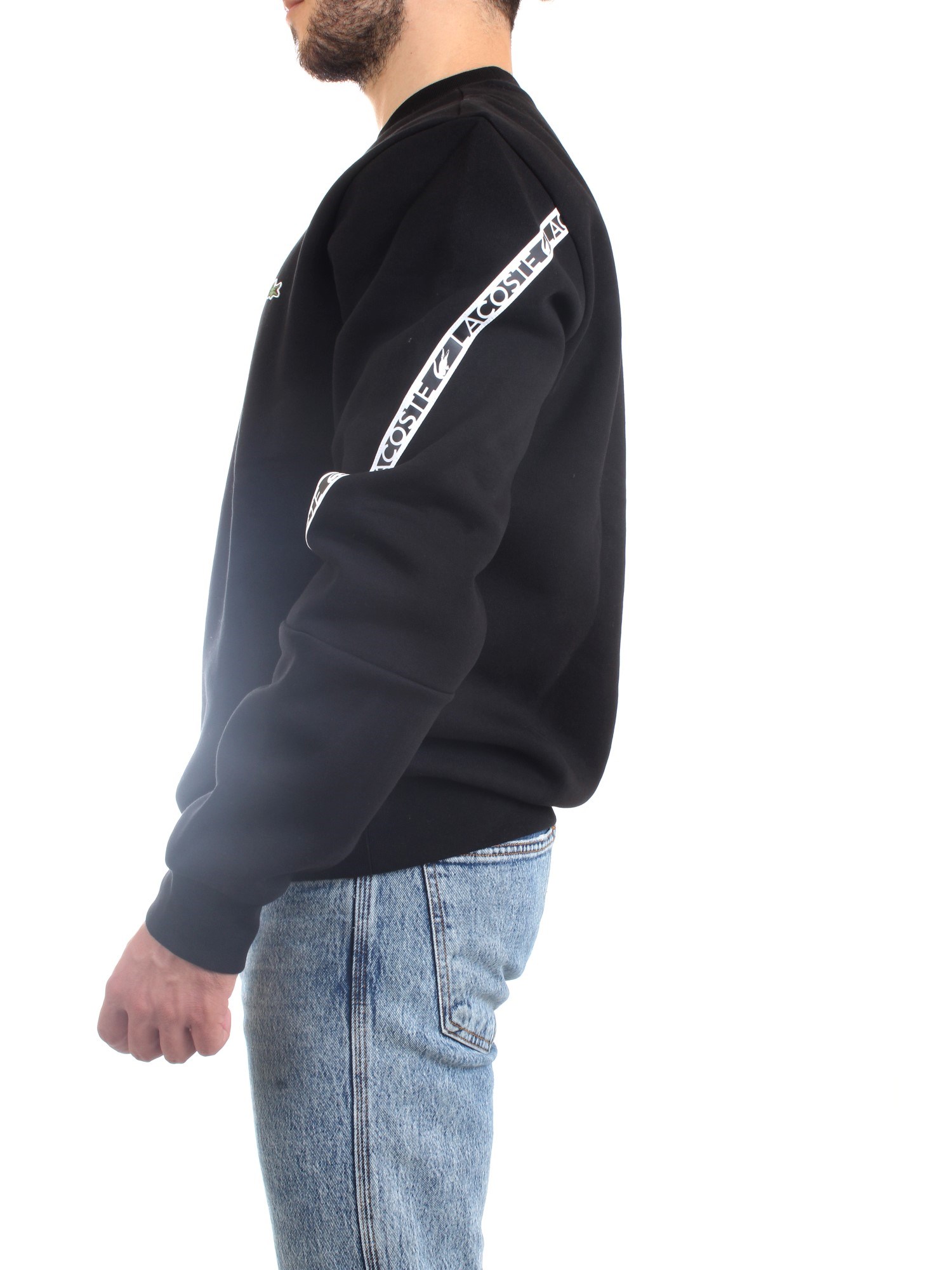 Lacoste SH9884 00 Black Clothing Unisex Sweater Lacoste SH9884 00 Black Clothing Unisex Sweater