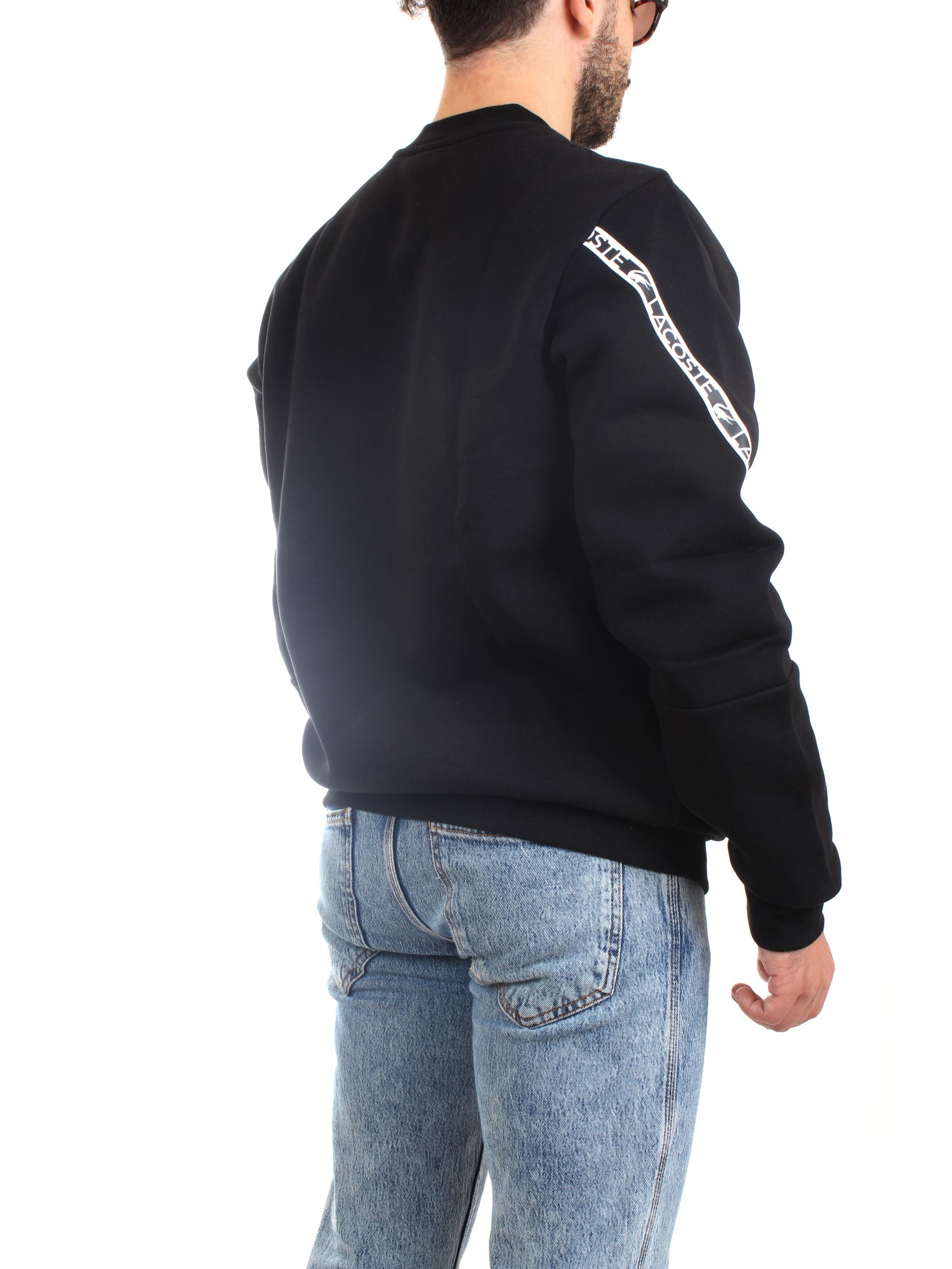 Lacoste SH9884 00 Black Clothing Unisex Sweater Lacoste SH9884 00 Black Clothing Unisex Sweater