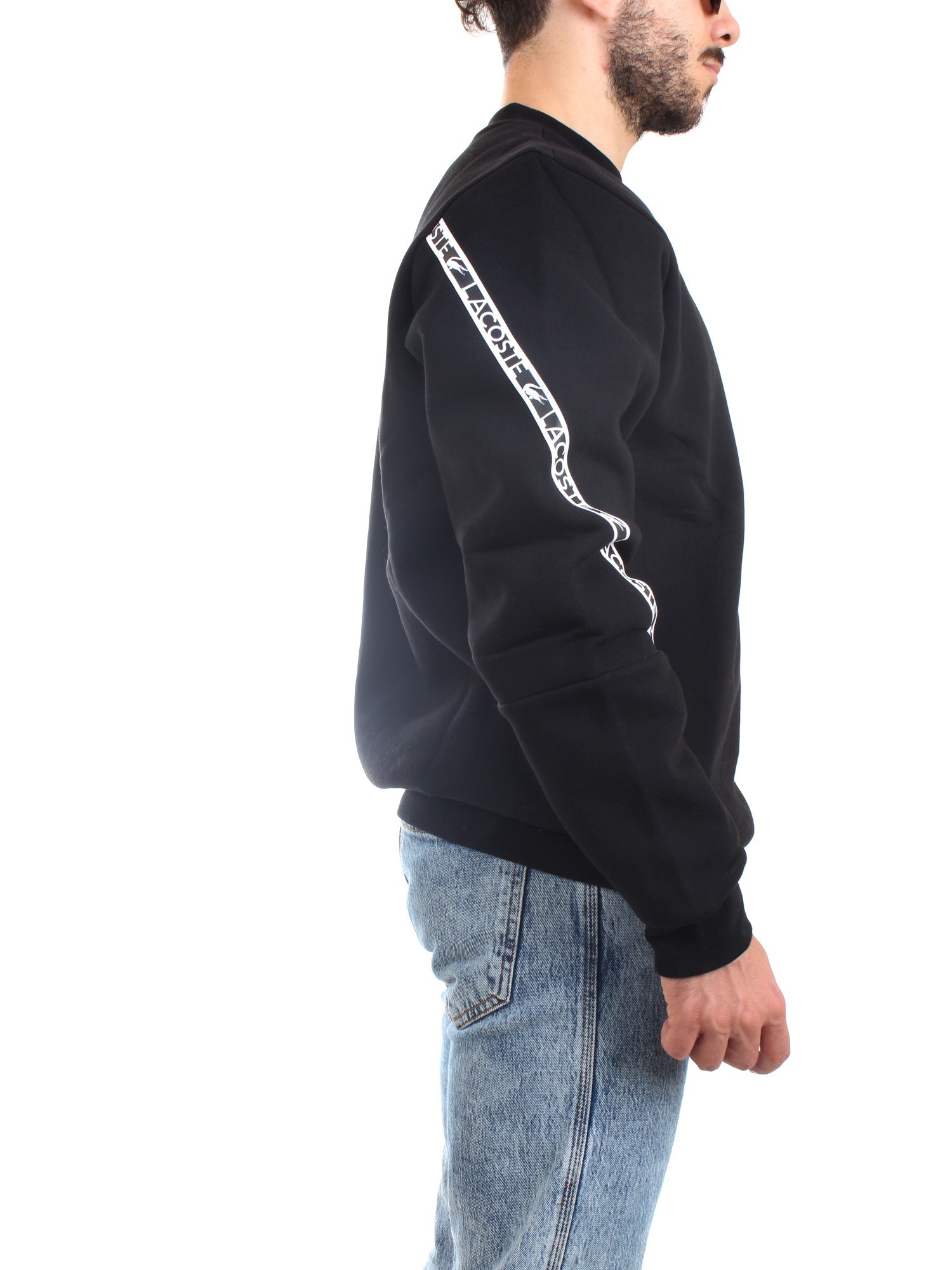 Lacoste SH9884 00 Black Clothing Unisex Sweater Lacoste SH9884 00 Black Clothing Unisex Sweater