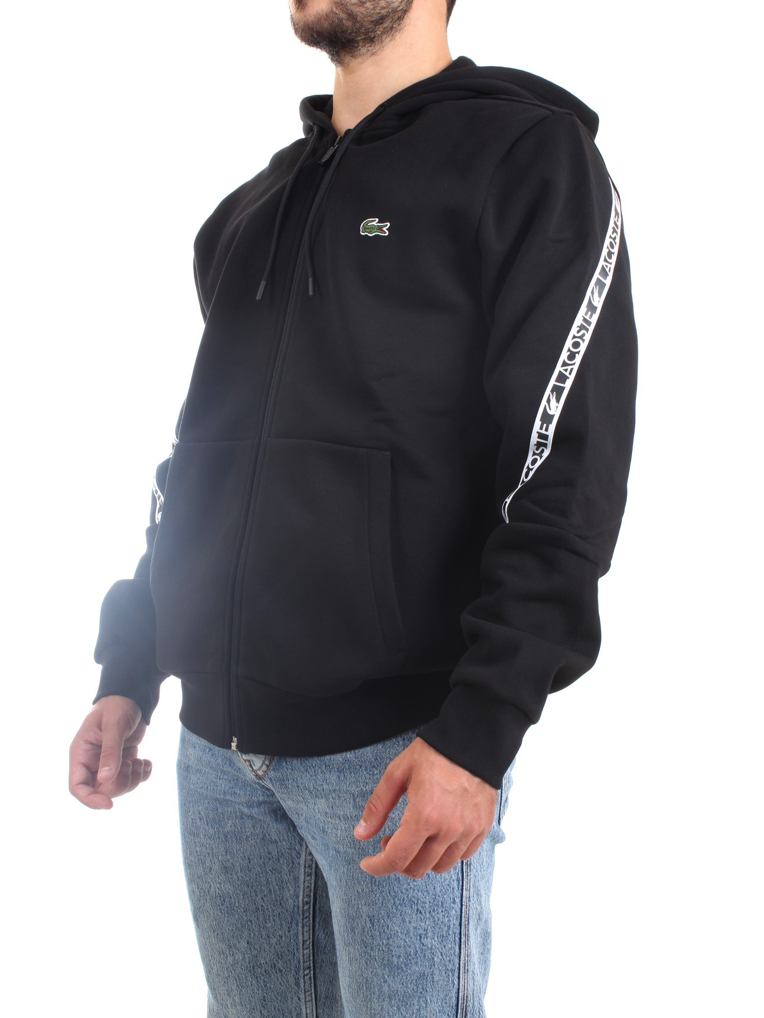 Lacoste SH9885 00 Black Clothing Unisex Sweater Lacoste SH9885 00 Black Clothing Unisex Sweater