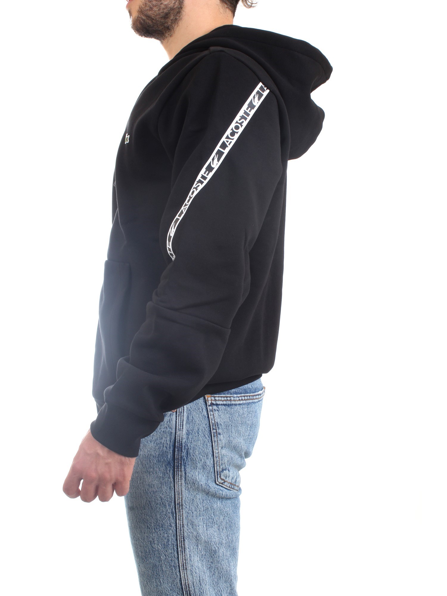 Lacoste SH9885 00 Black Clothing Unisex Sweater Lacoste SH9885 00 Black Clothing Unisex Sweater
