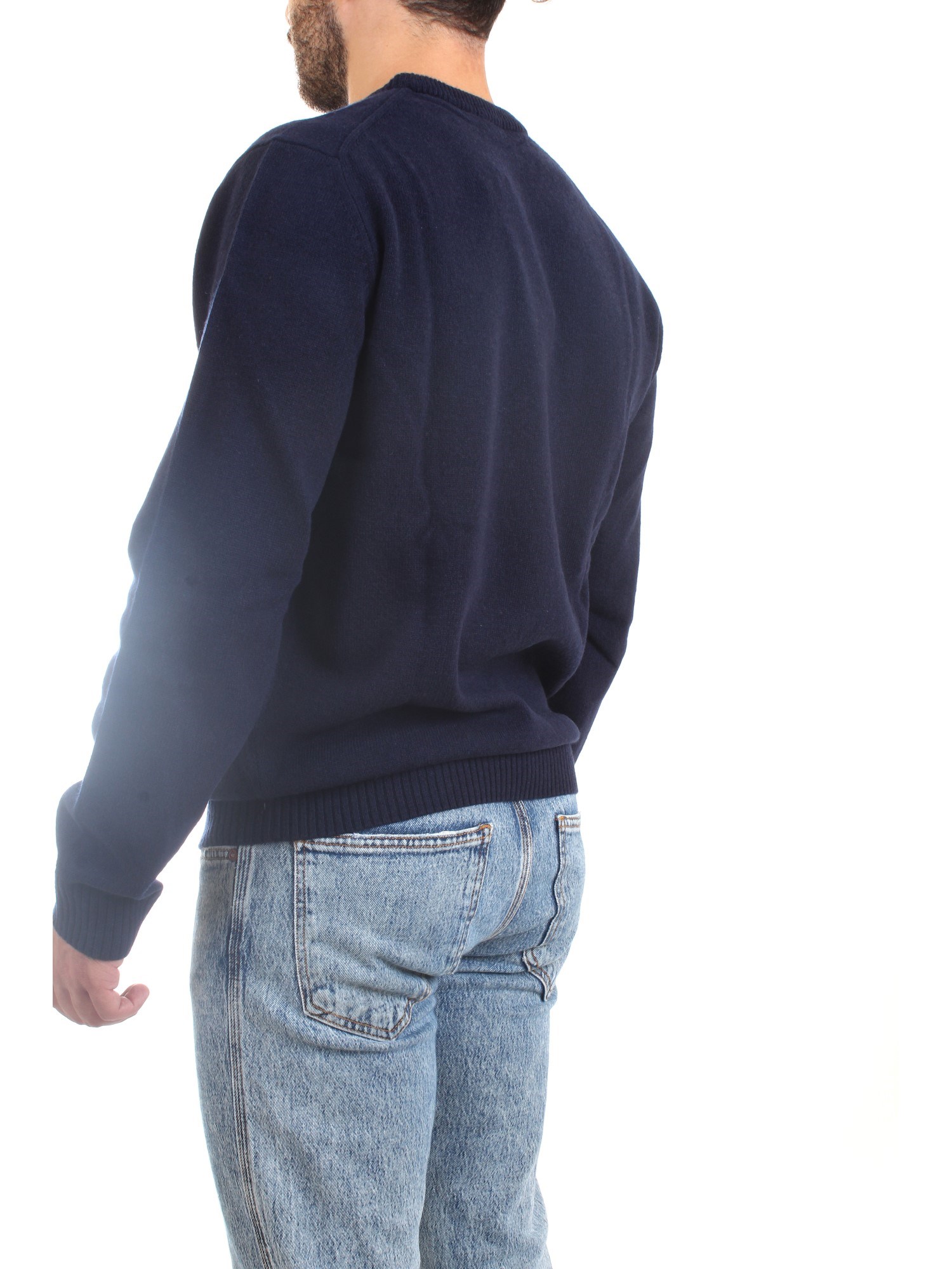 Lacoste AH1988 00 Blue Clothing Man Pullover Lacoste AH1988 00 Blue Clothing Man Pullover