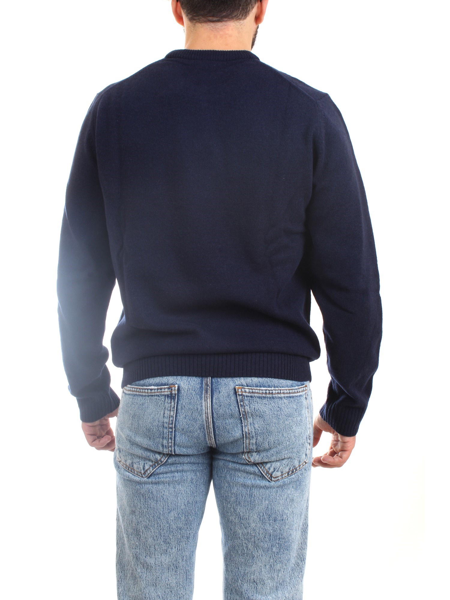 Lacoste AH1988 00 Blue Clothing Man Pullover Lacoste AH1988 00 Blue Clothing Man Pullover
